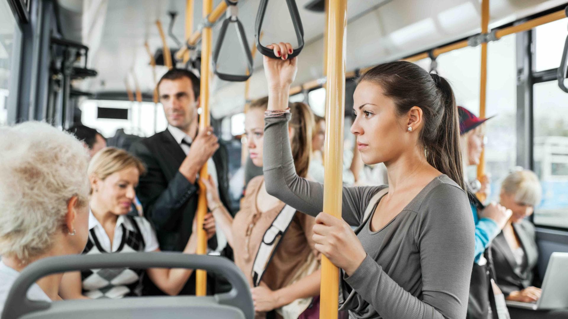 Frau im Bus Frau im Bus