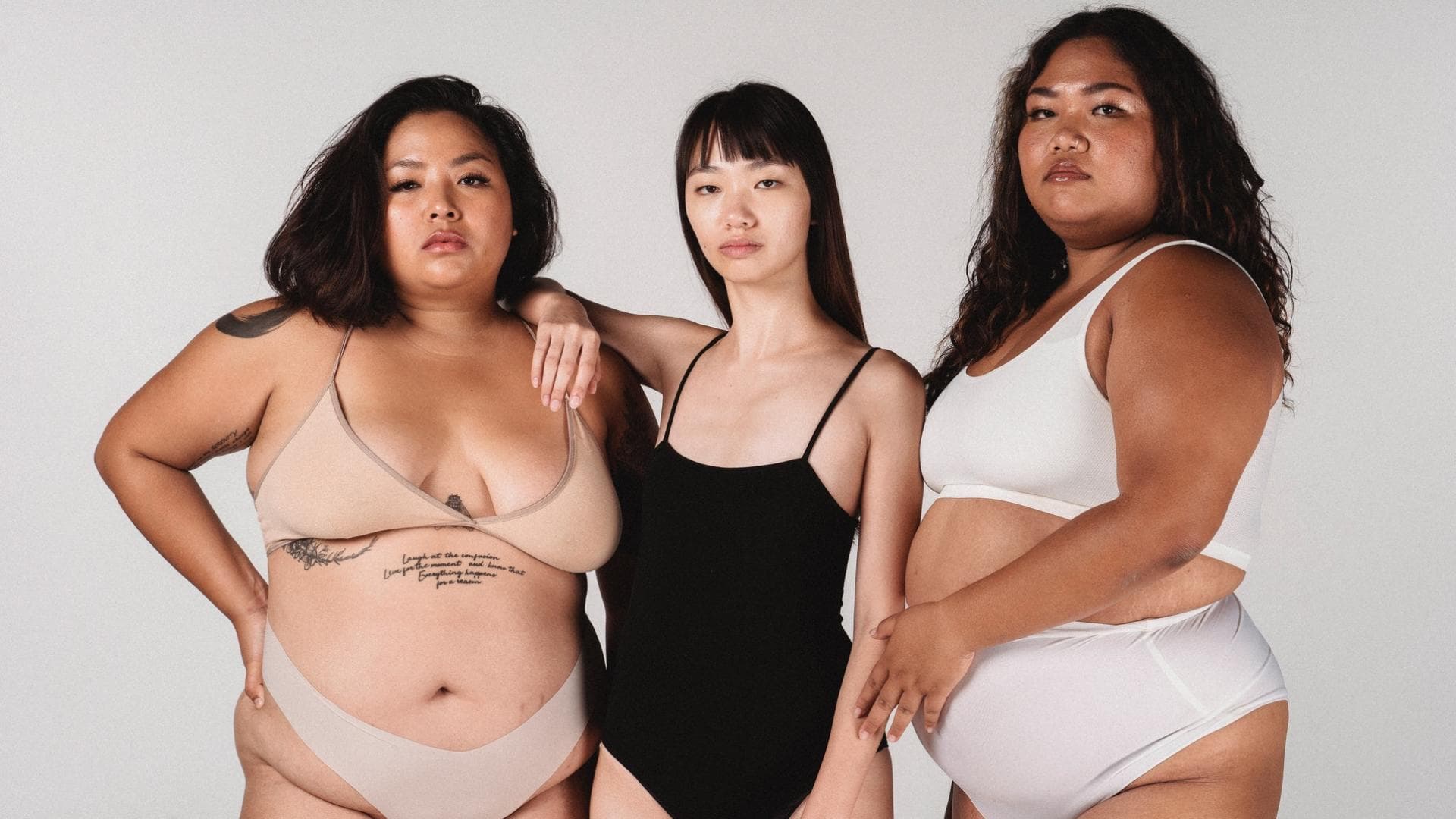 Drei Frauen für Body Positivity