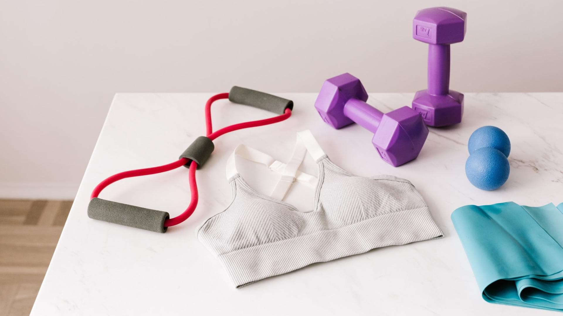 Fitness-Tools und Sport-BH