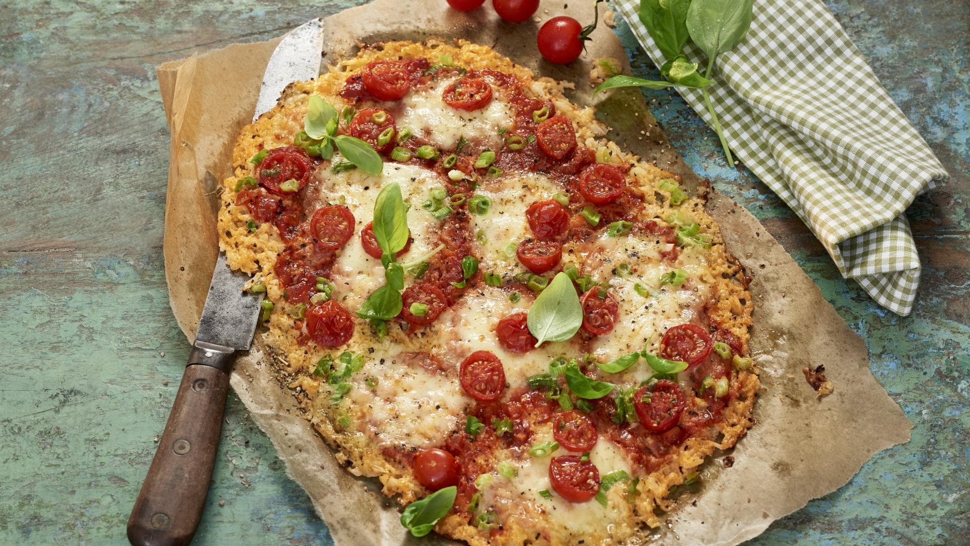 Blumenkohl-Pizza Blumenkohl-Pizza