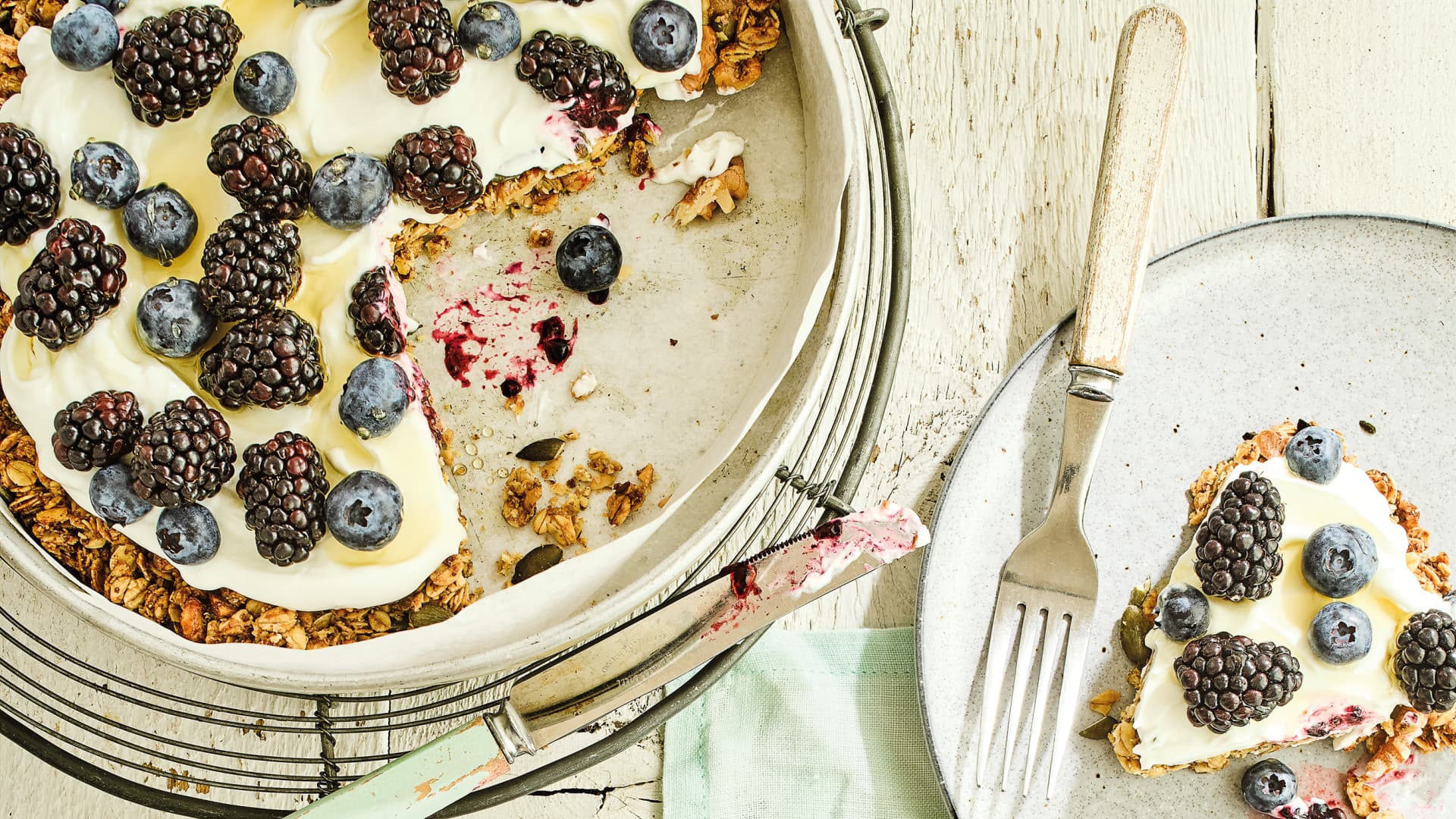 Pizza ohne Mehl mit Granola