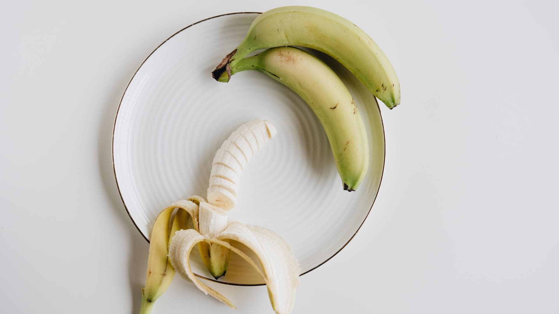 Geschnittene Banane