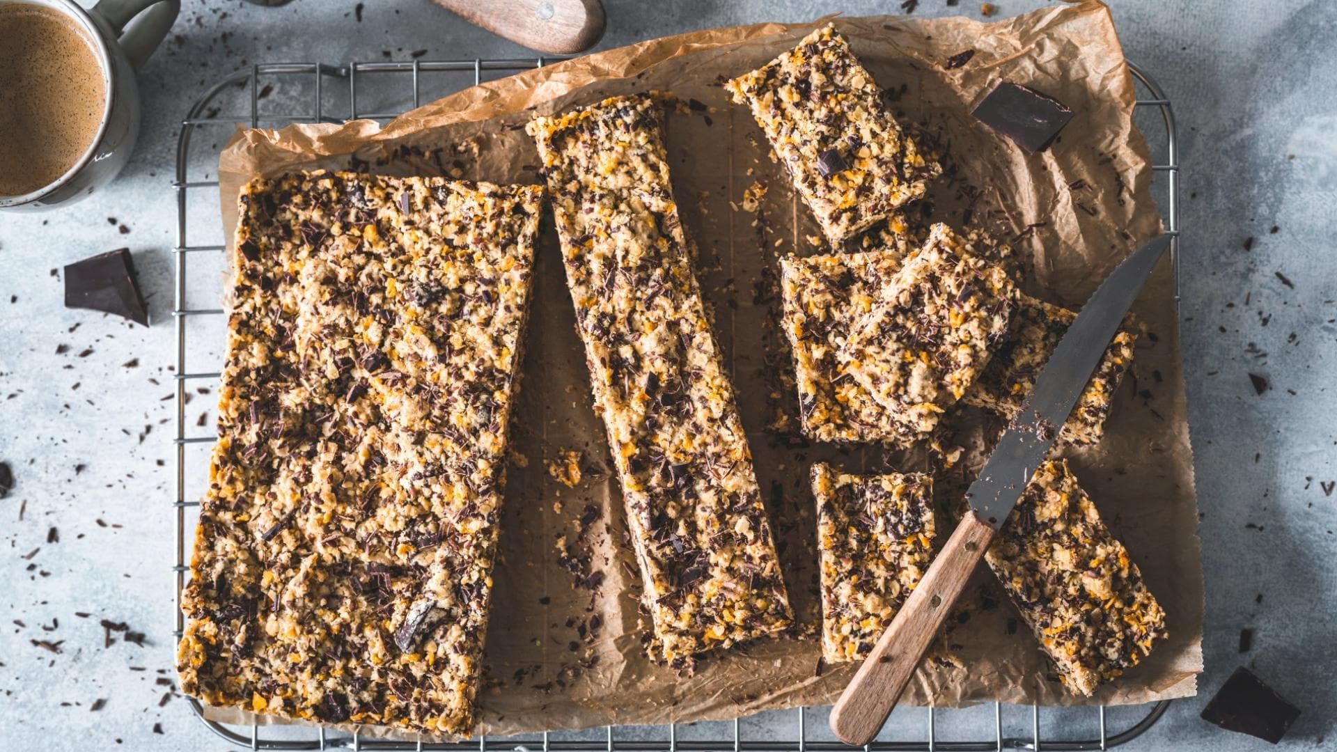 Vegane Schoko-Knusper-Bars
