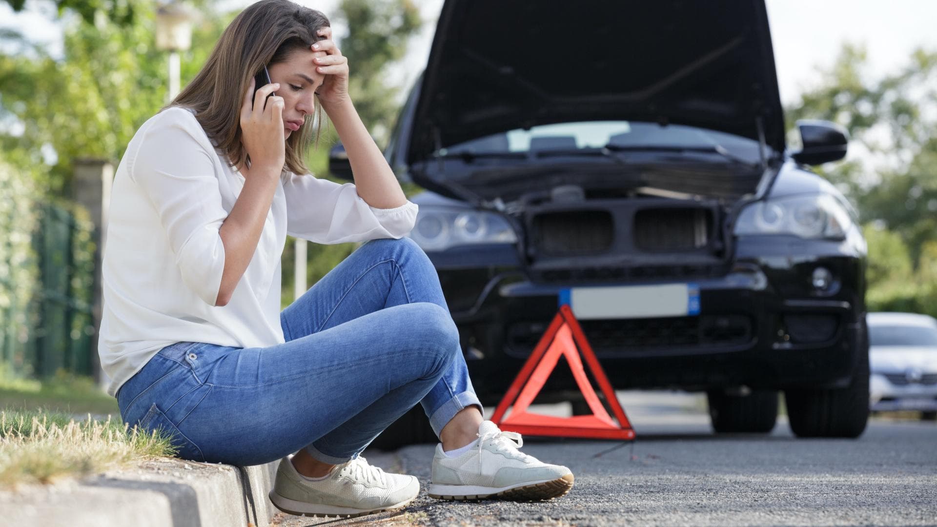 Frau hatte Verkehrsunfall