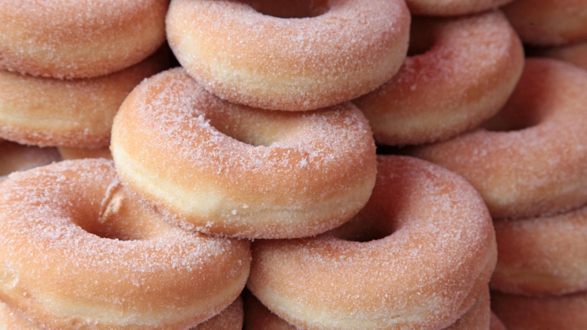 Donuts mit Zucker