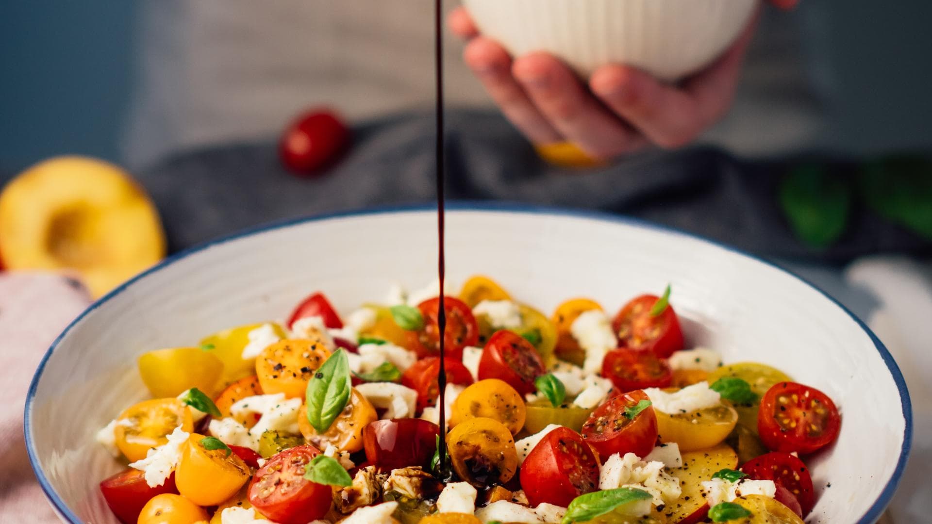 Tomatensalat mit Balsamico-Dressing