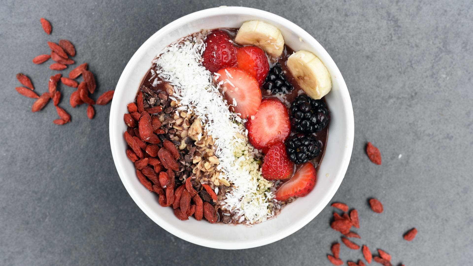 Goji-Beeren im Smoothie