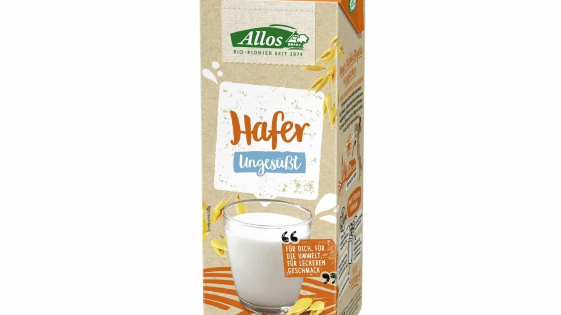 Karton mit Hafermilch von Allos