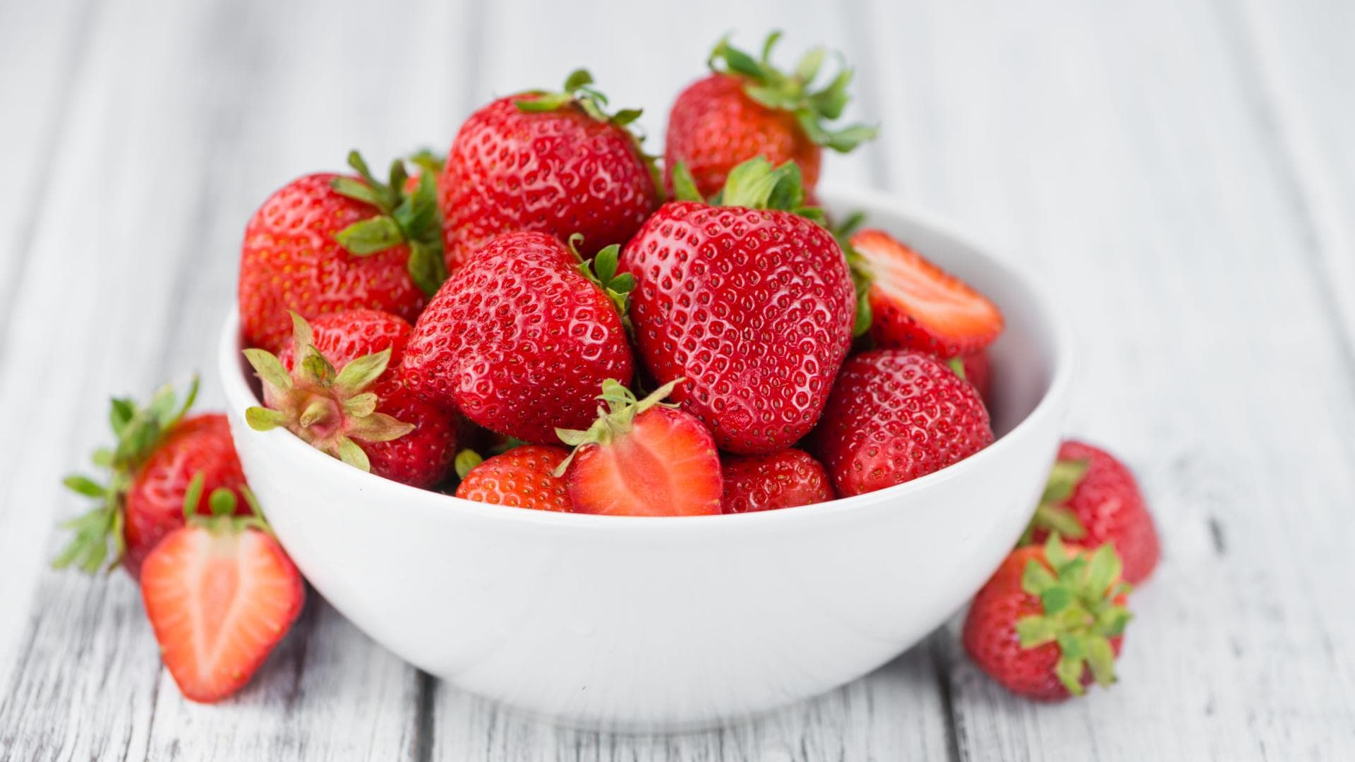 Erdbeeren in einer Schüssel