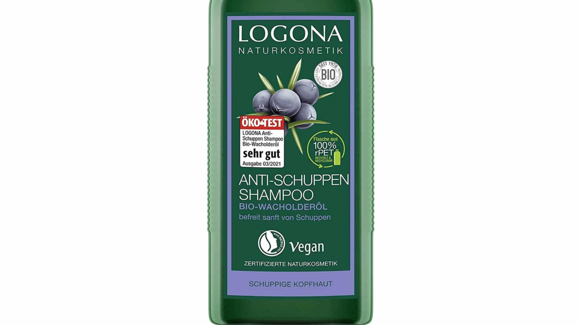 LOGONA Naturkosmetik Anti-Schuppen Shampoo Bio-Wacholderöl