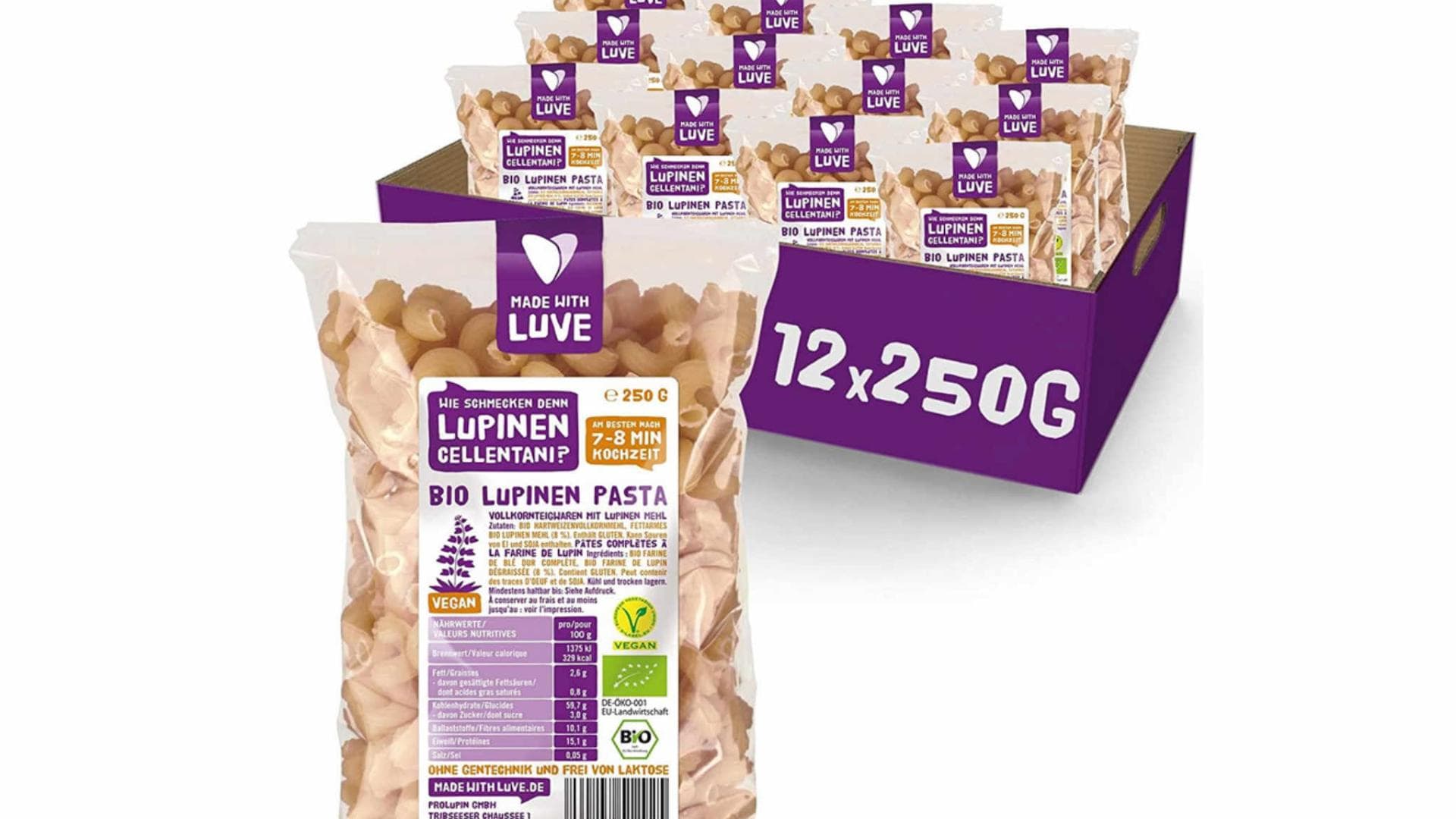 Lupinenpasta