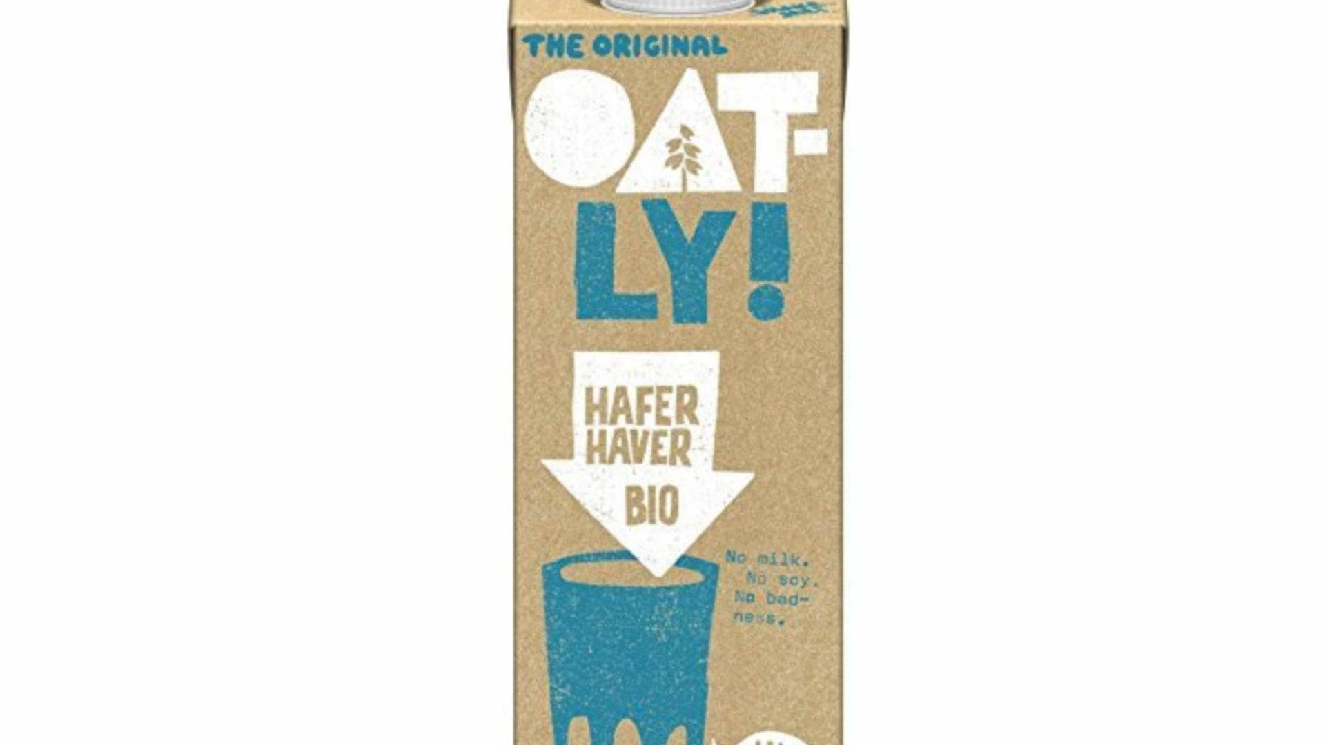Karton mit Hafermilch von Oatly