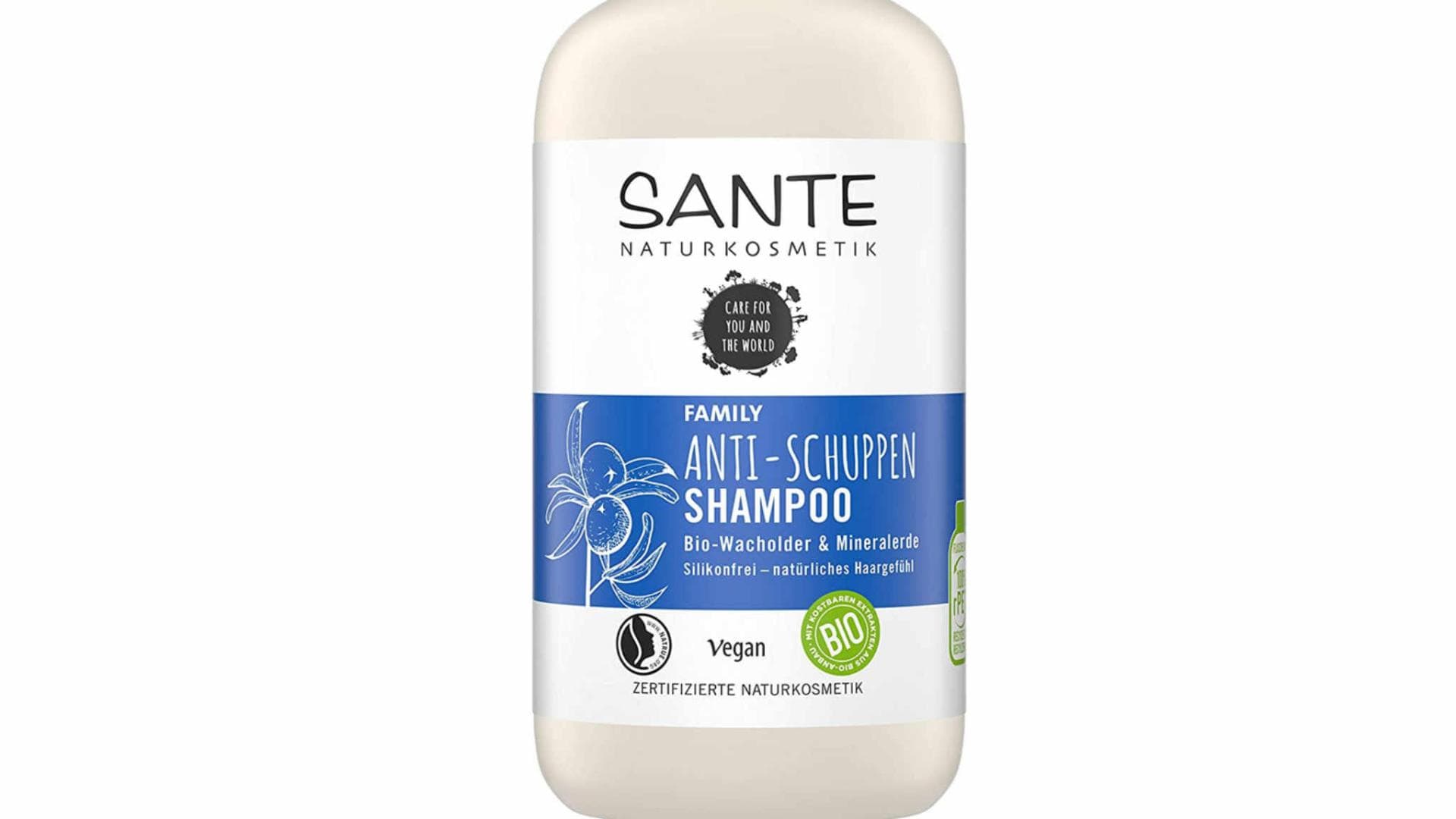 SANTE Naturkosmetik Anti-Schuppen Shampoo Bio-Wacholder & Mineralerde