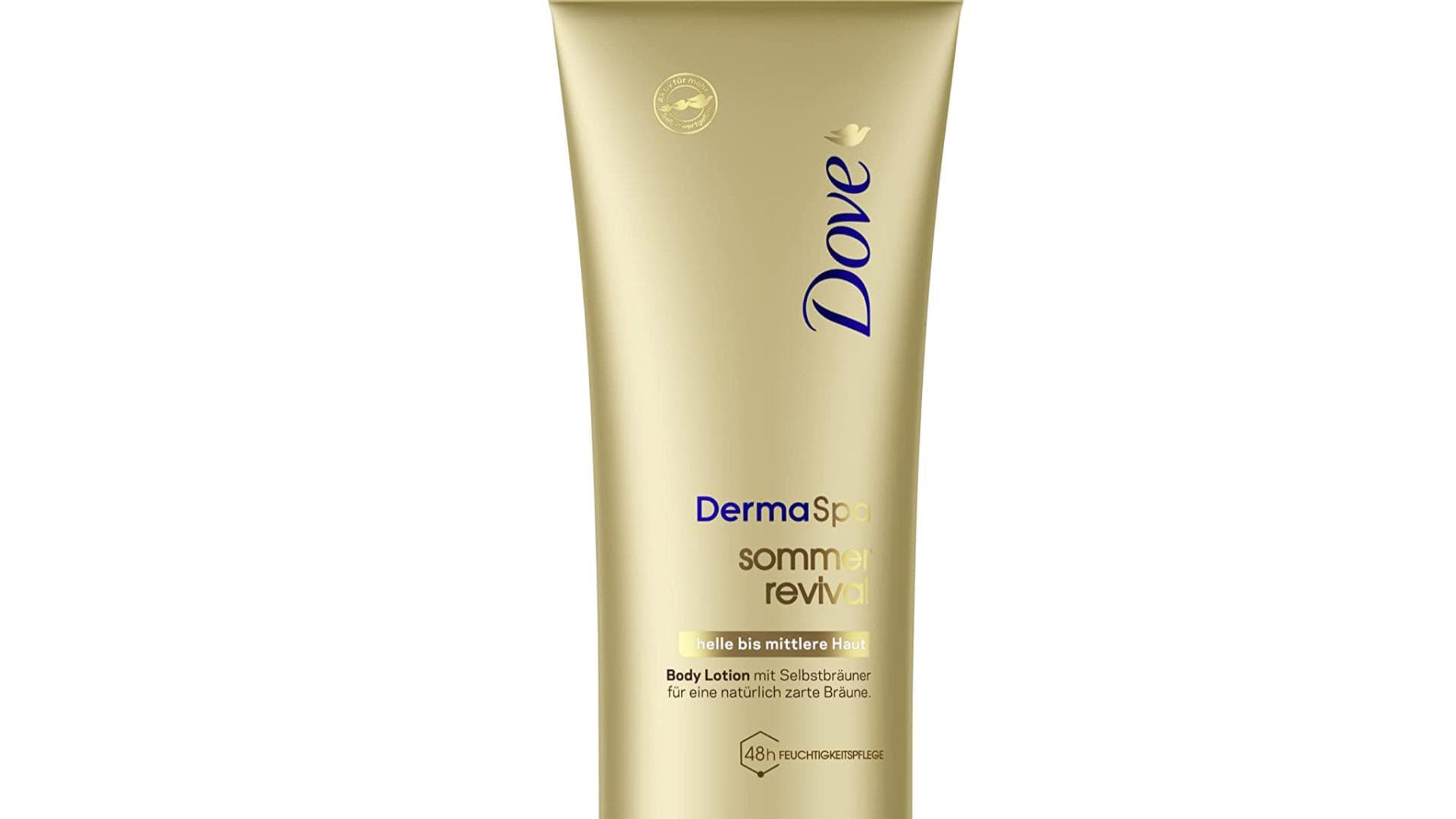 Bodylotion mit Selbstbräuner von Dove.