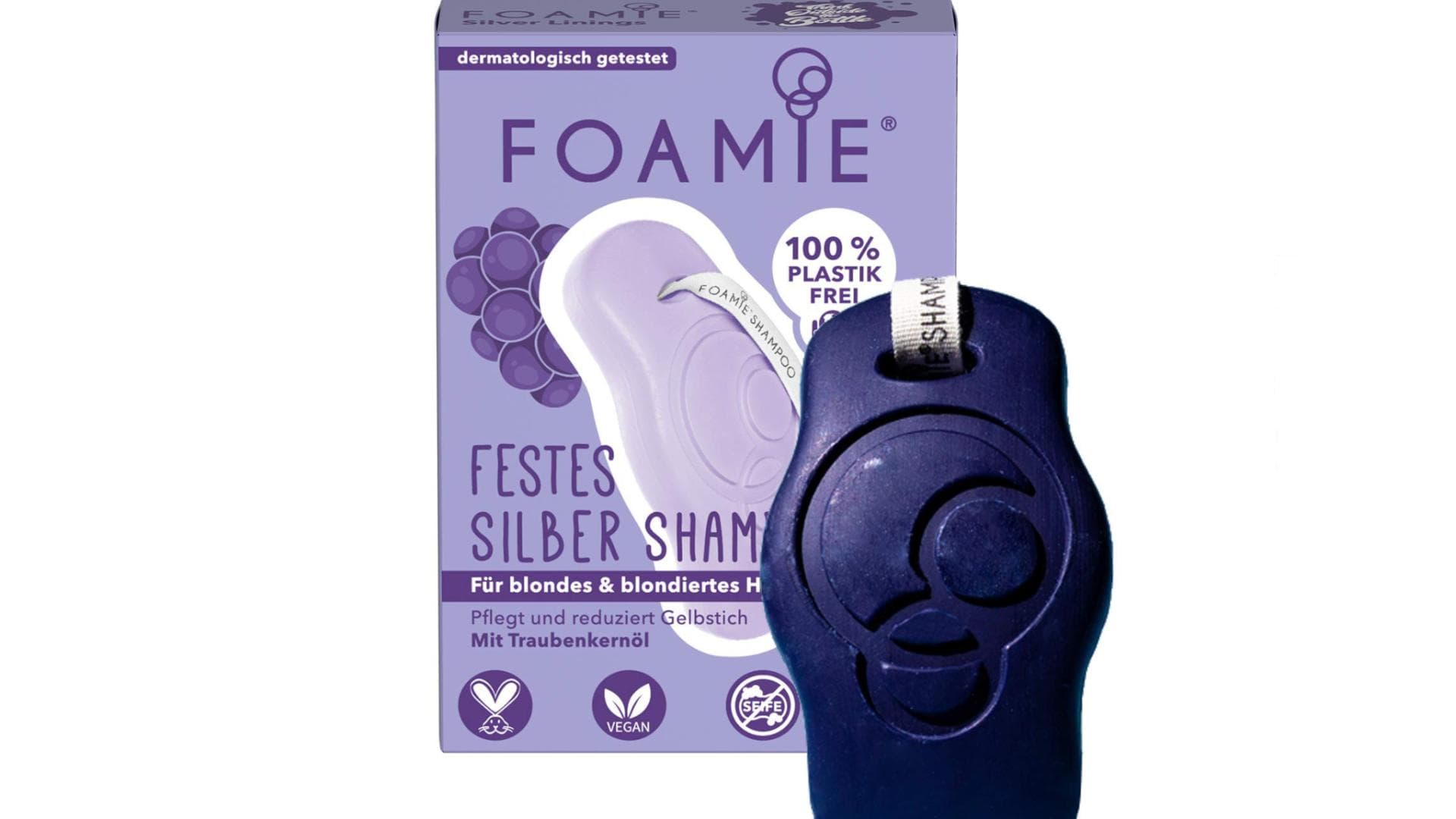 Festes Silbershampoo von Foamie