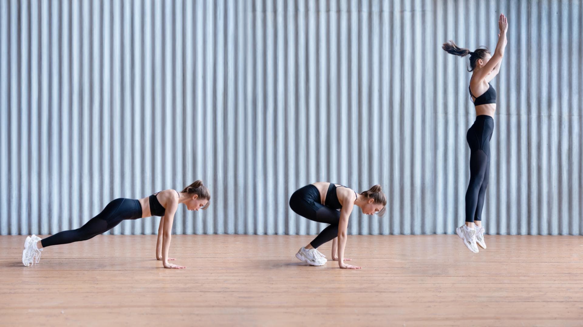 Schritt für Schritt Anleitung für Burpees