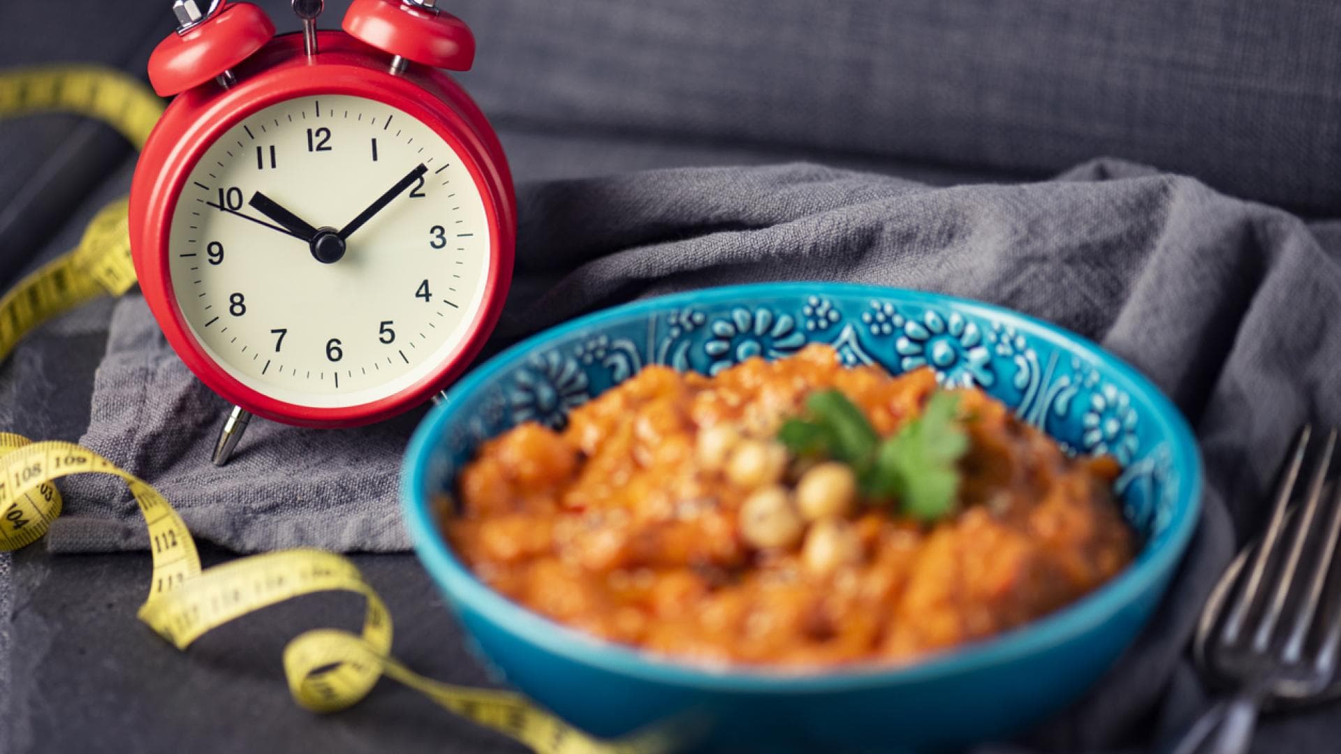 Schüssel mit Kichererbsencurry