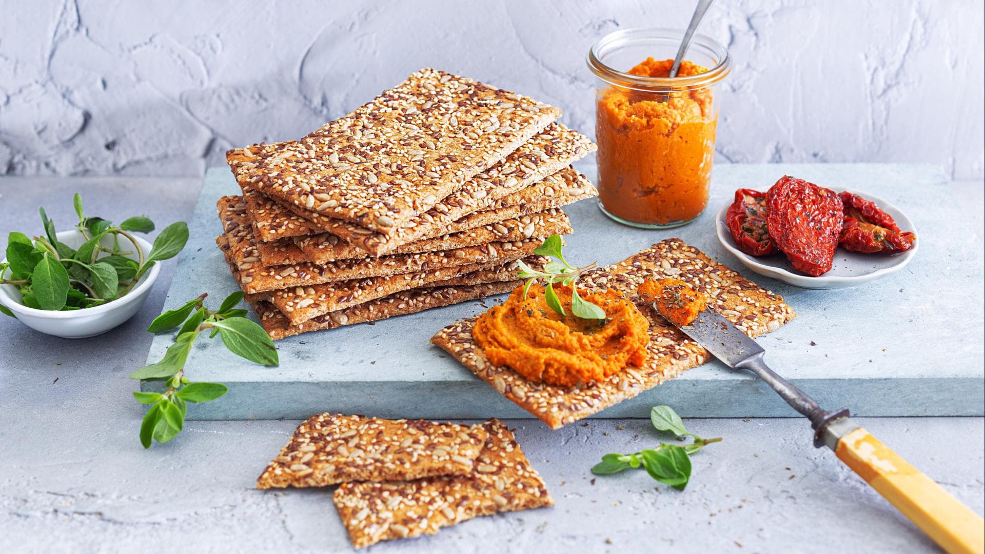 Dinkel-Knäckebrot