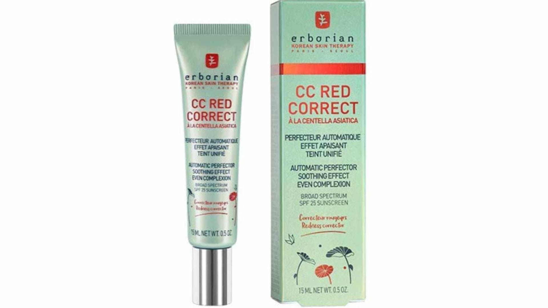 Erborian CC Red Correct mit Centella Asiatica 