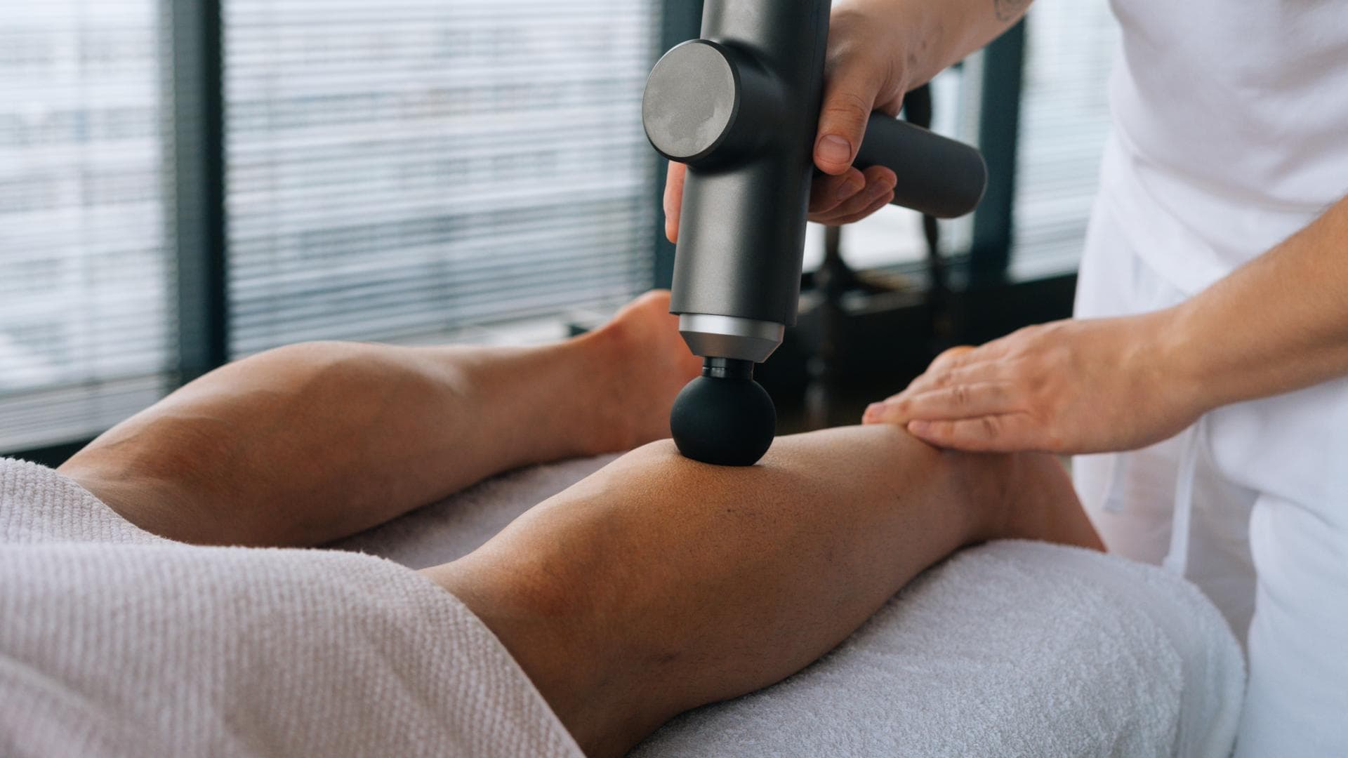 Massagepistole Behandlung