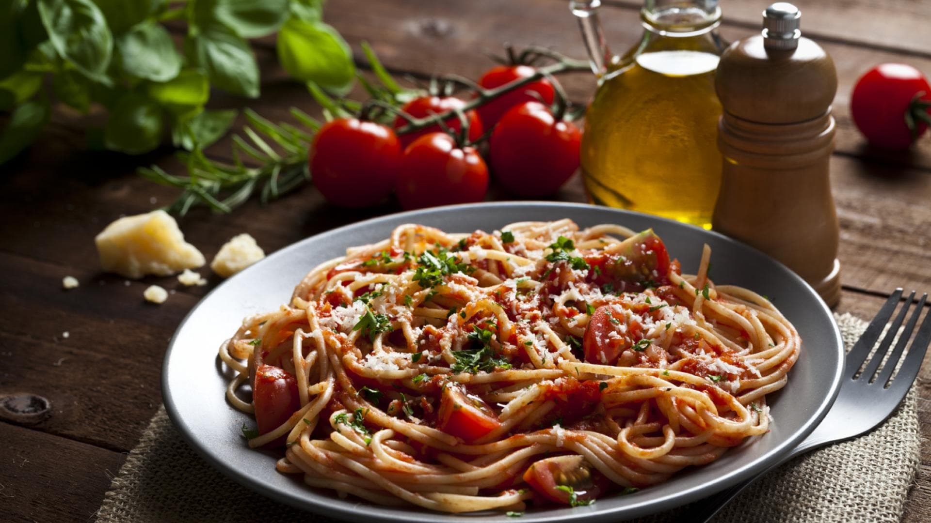 Tomatensoße mit Pasta