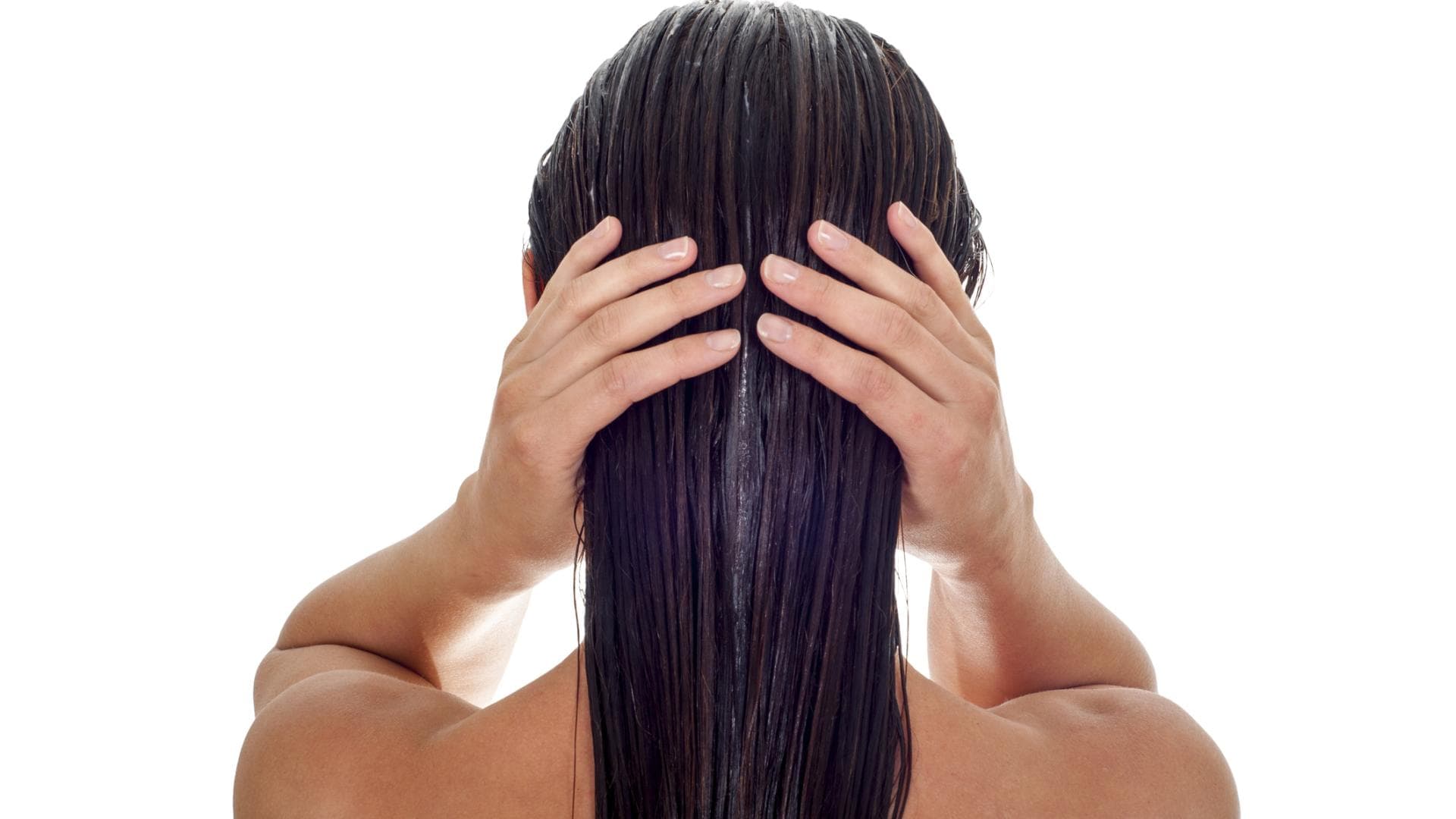 Nasse Haare mit Conditioner