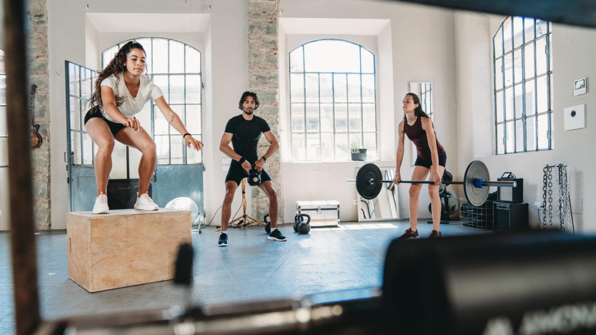 Sportgruppe macht HIIT