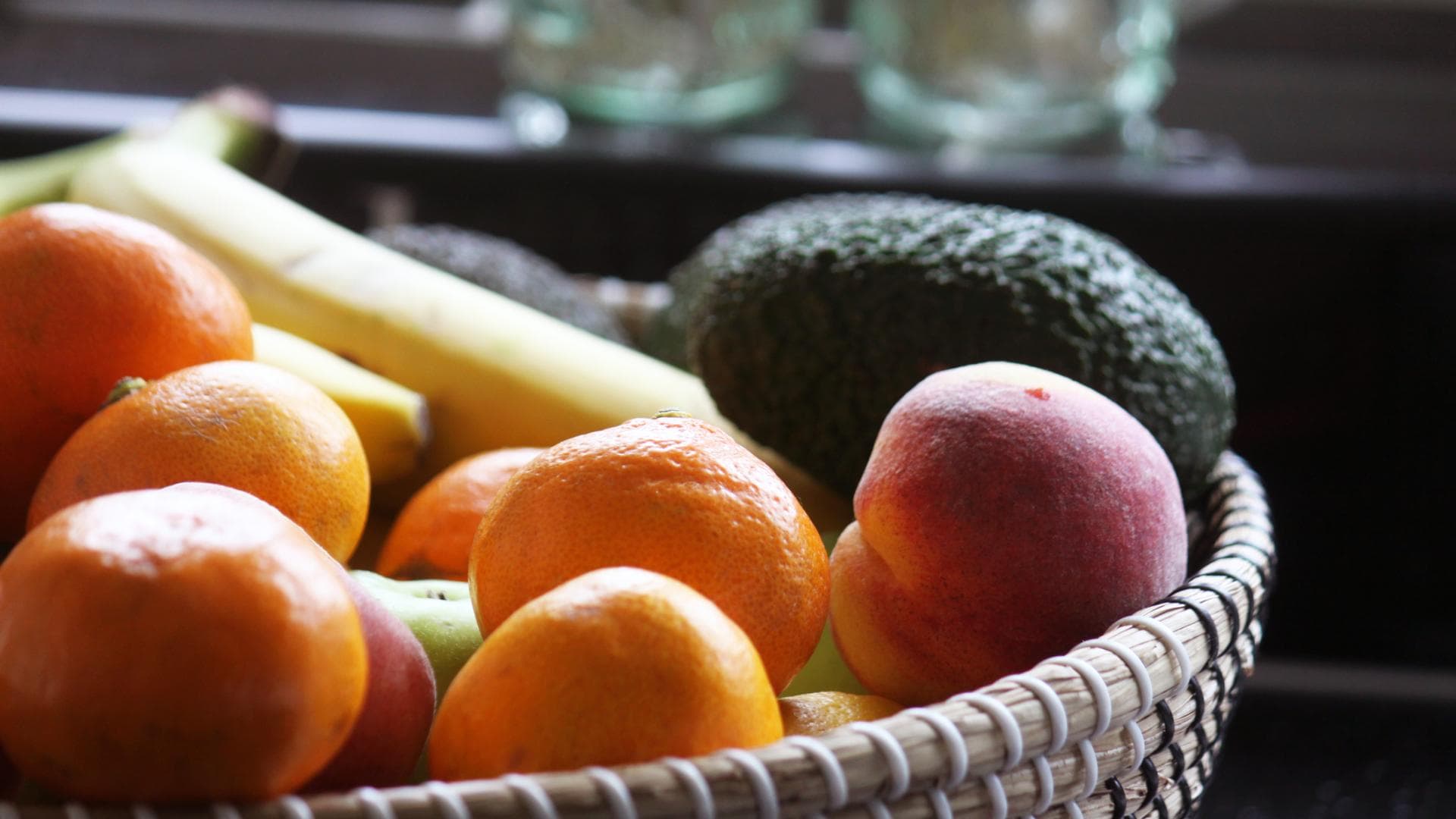 Mandarinen im Obstkorb