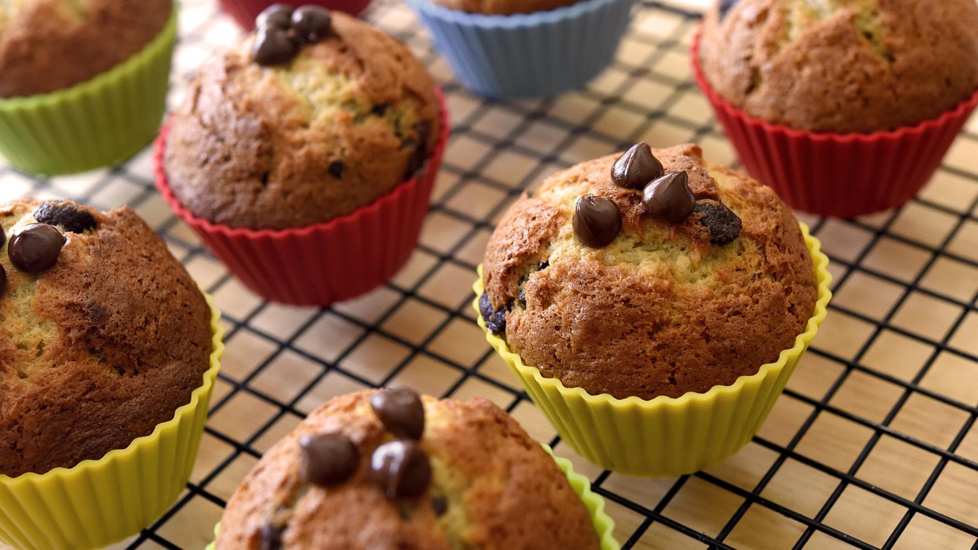 Muffins in Siliko-Förmchen