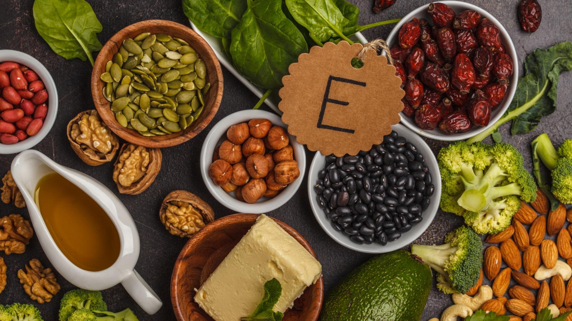 Gemüse, Nüsse, Obst und Co mit Vitamin E
