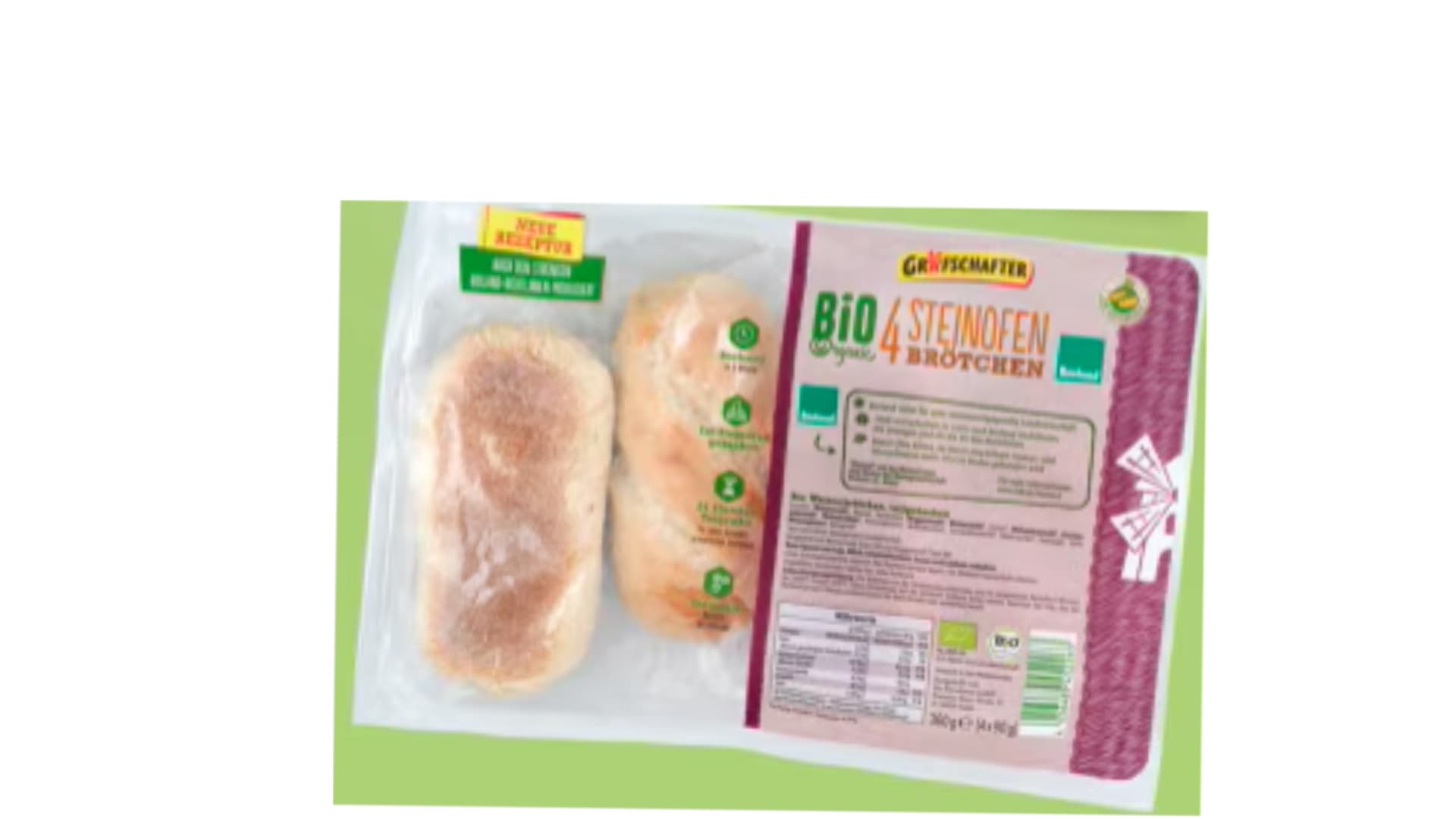 Aufbackbrötchen Öko-TEst