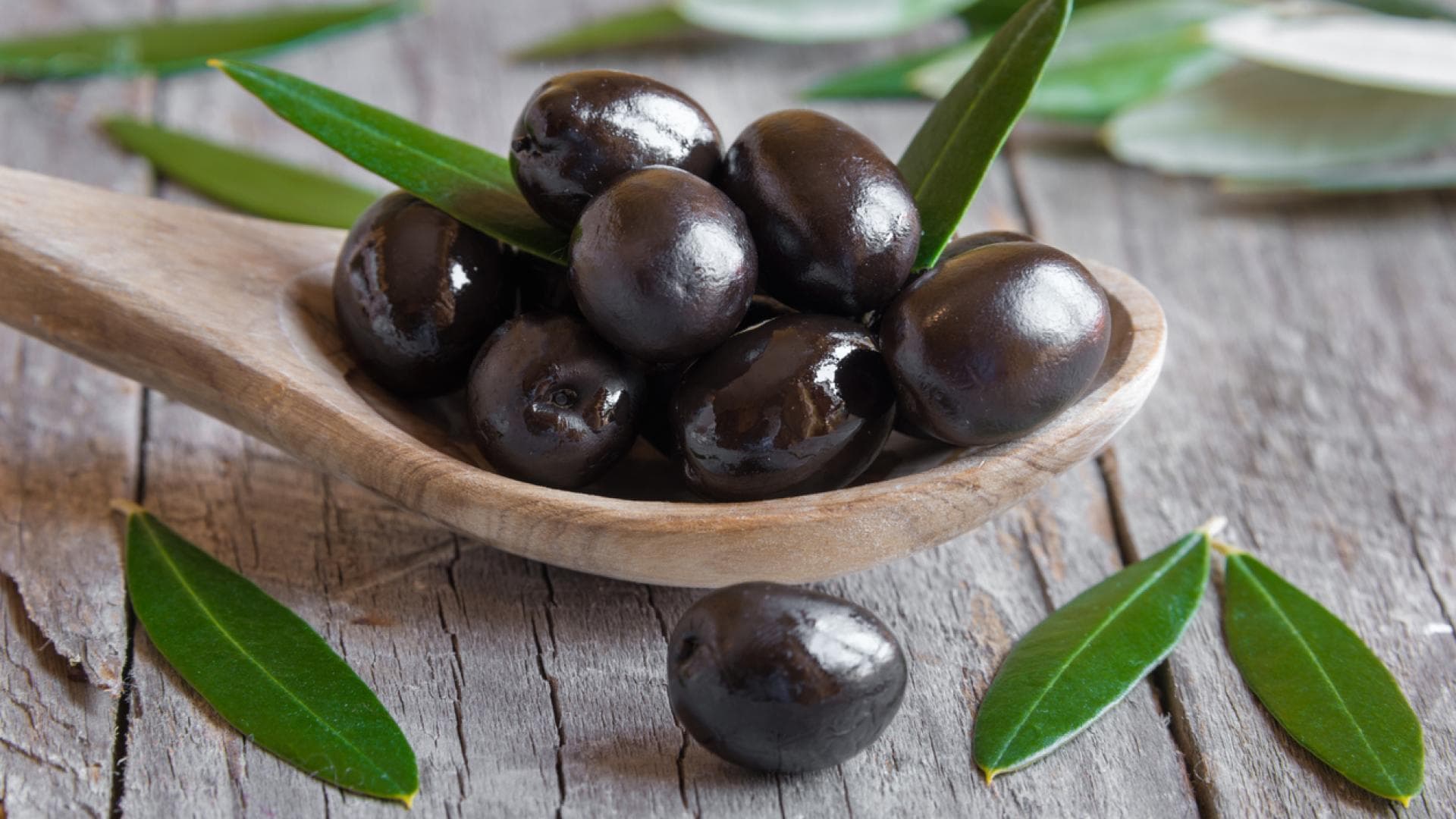 Schwarze Oliven