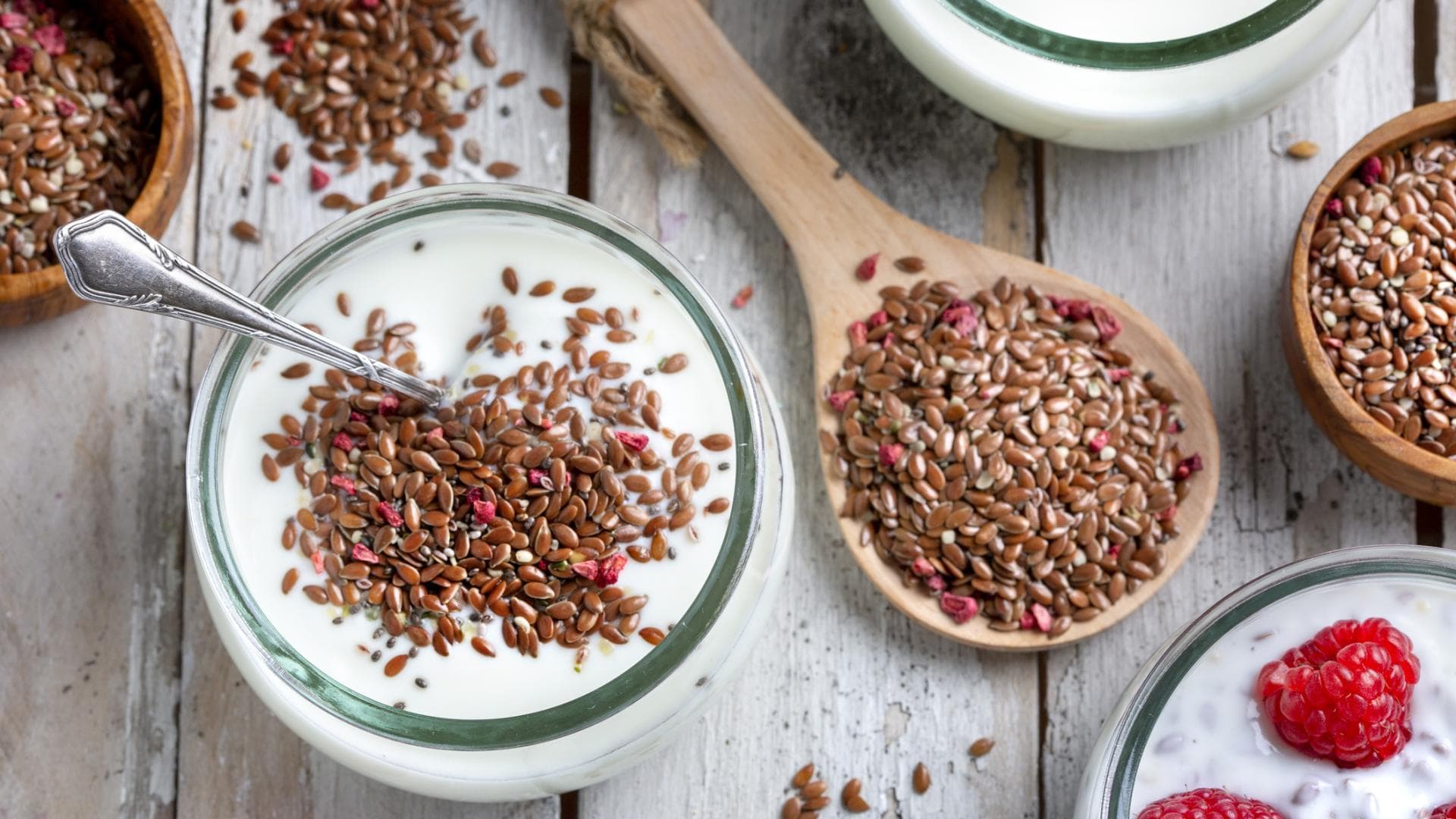 Joghurt mit Leinsamen