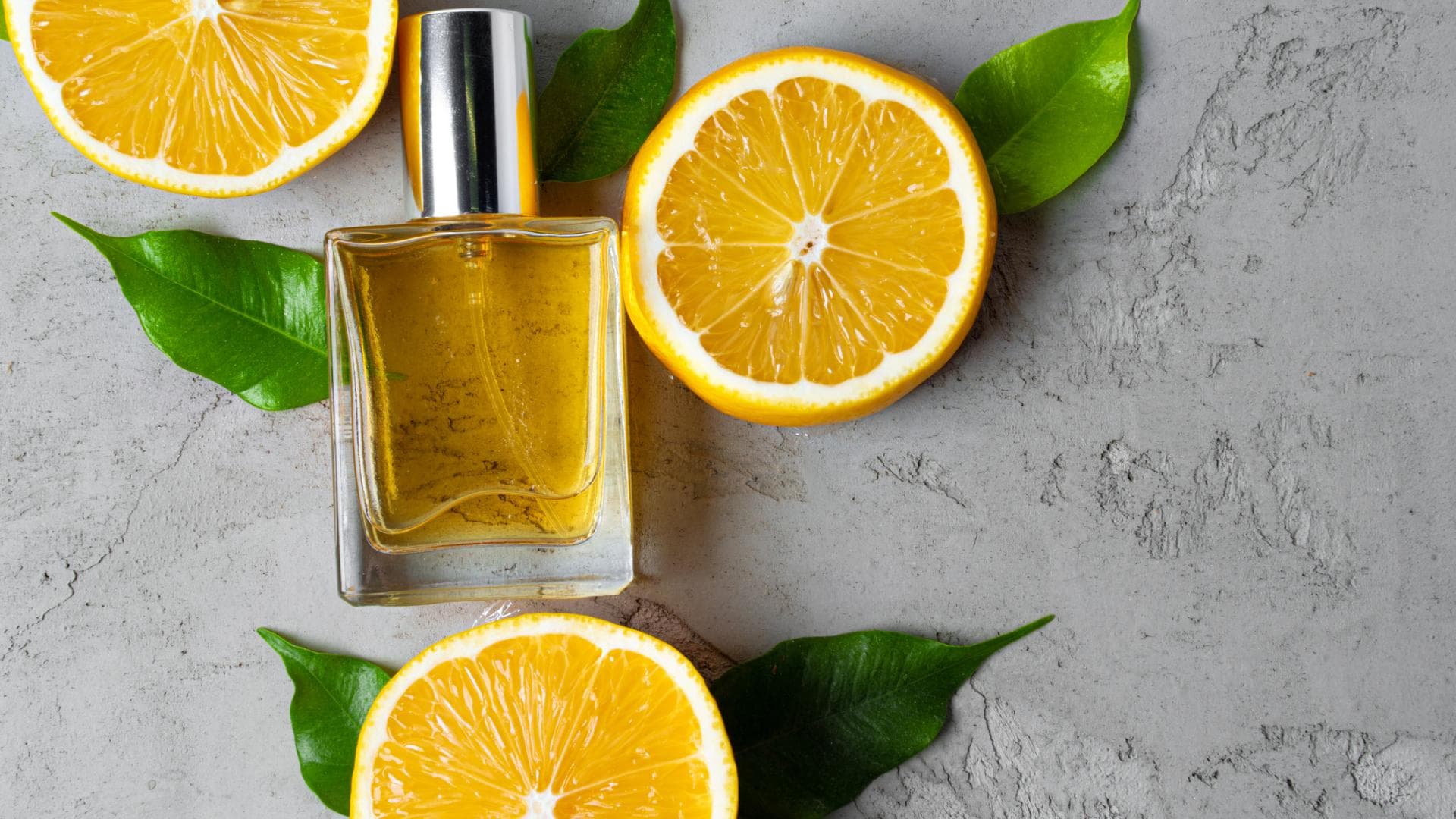 Parfum mit Zitrusfrüchten