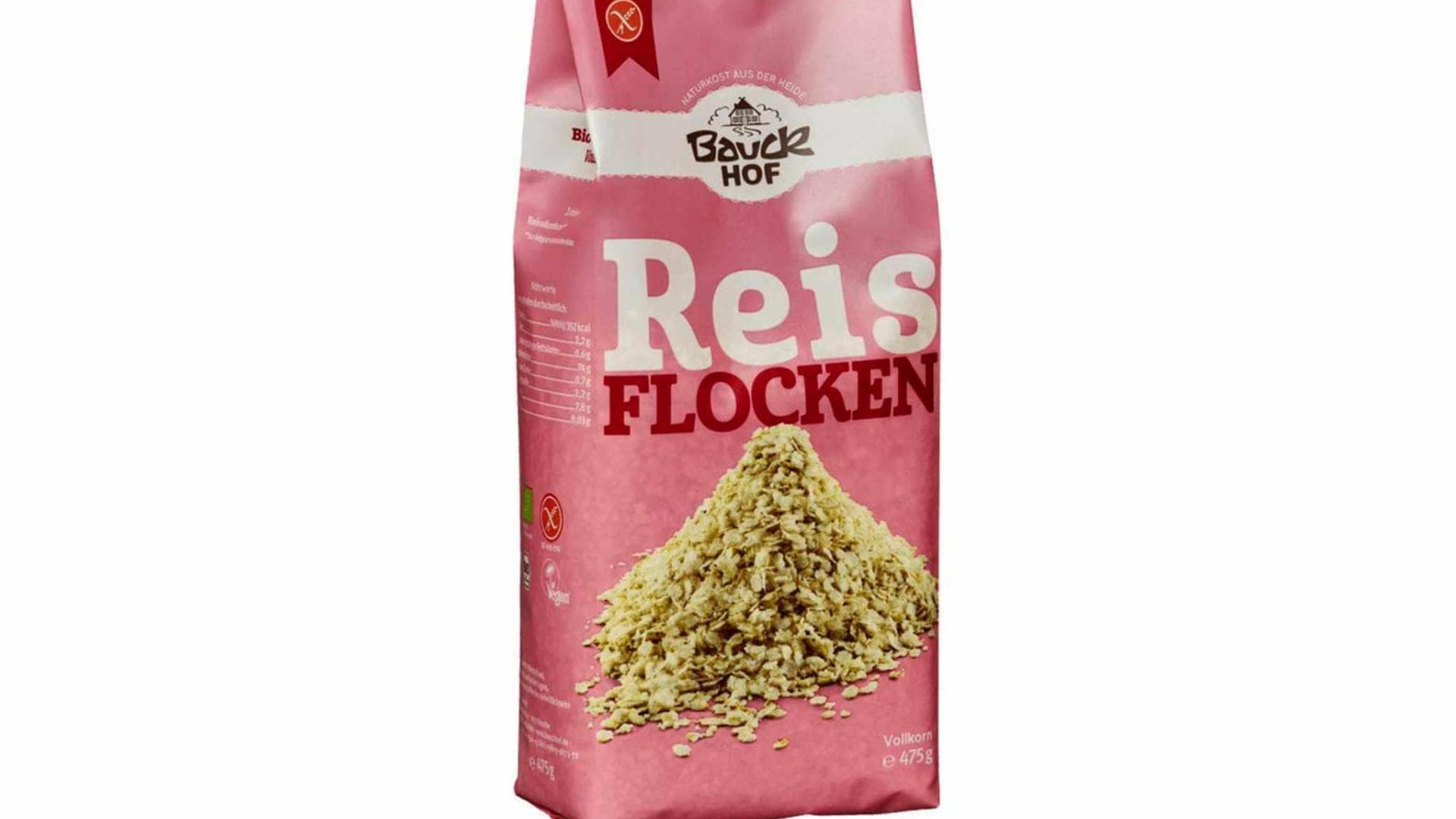 Reisflocken Vollkorn glutenfrei Demeter