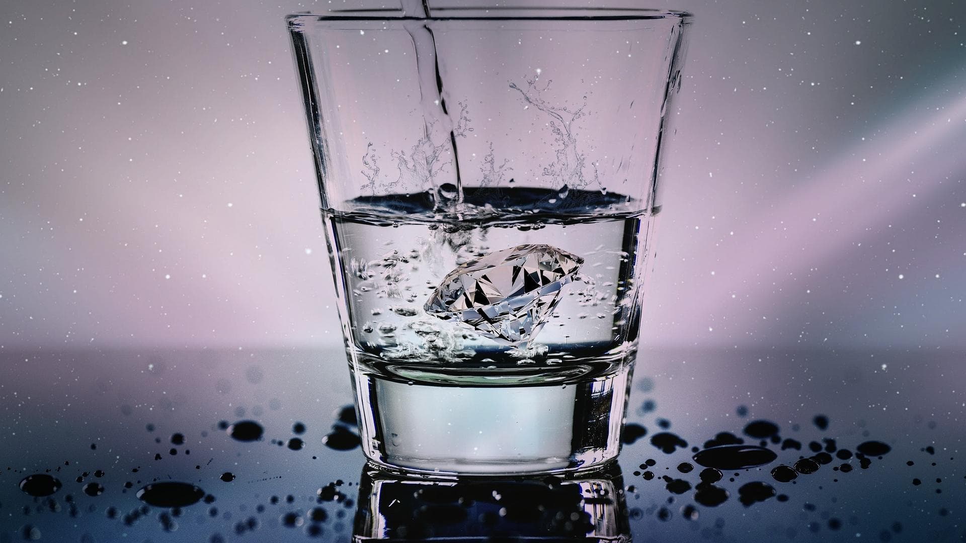 Glas Wasser