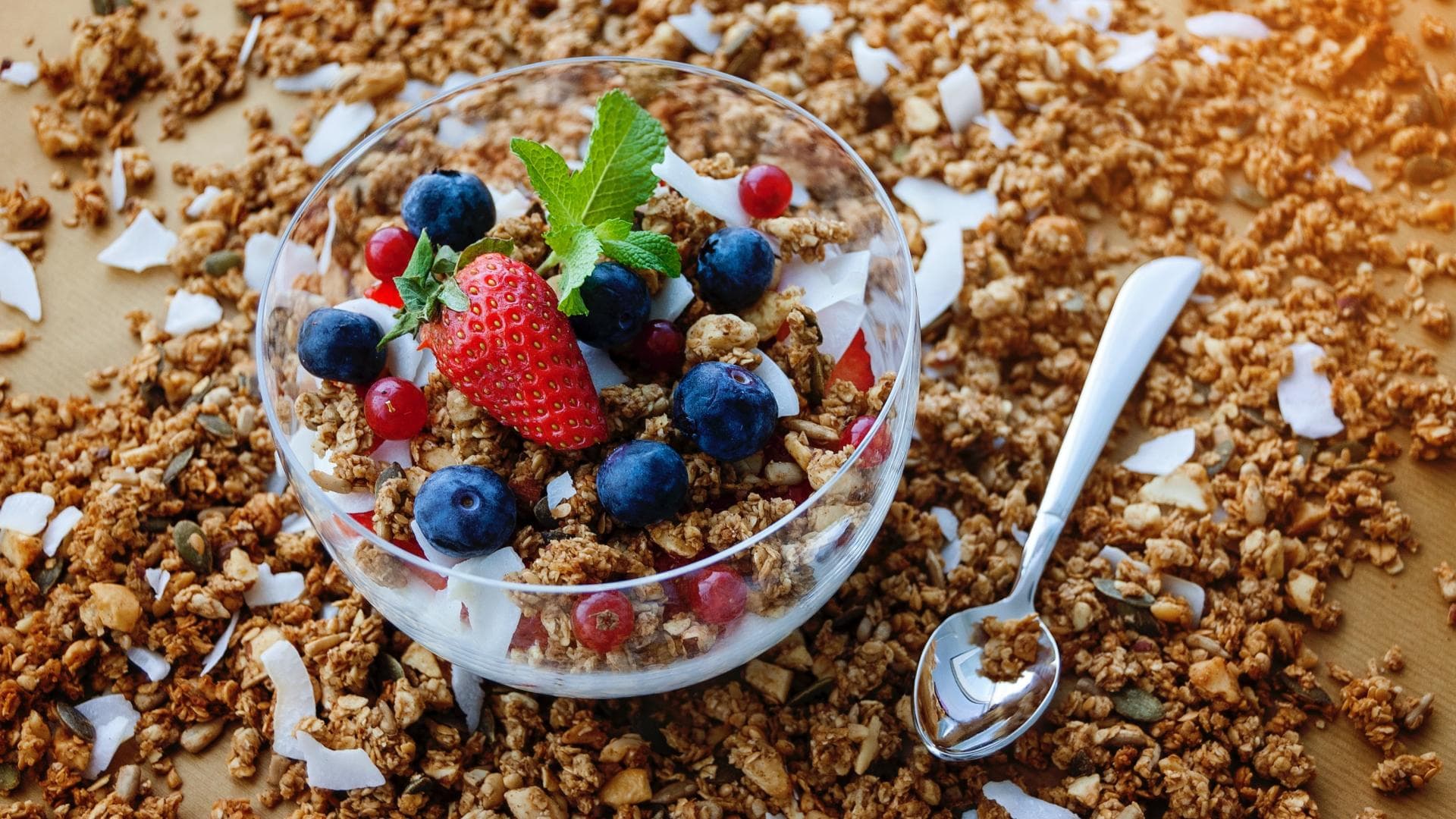 Granola in einer Schüssel