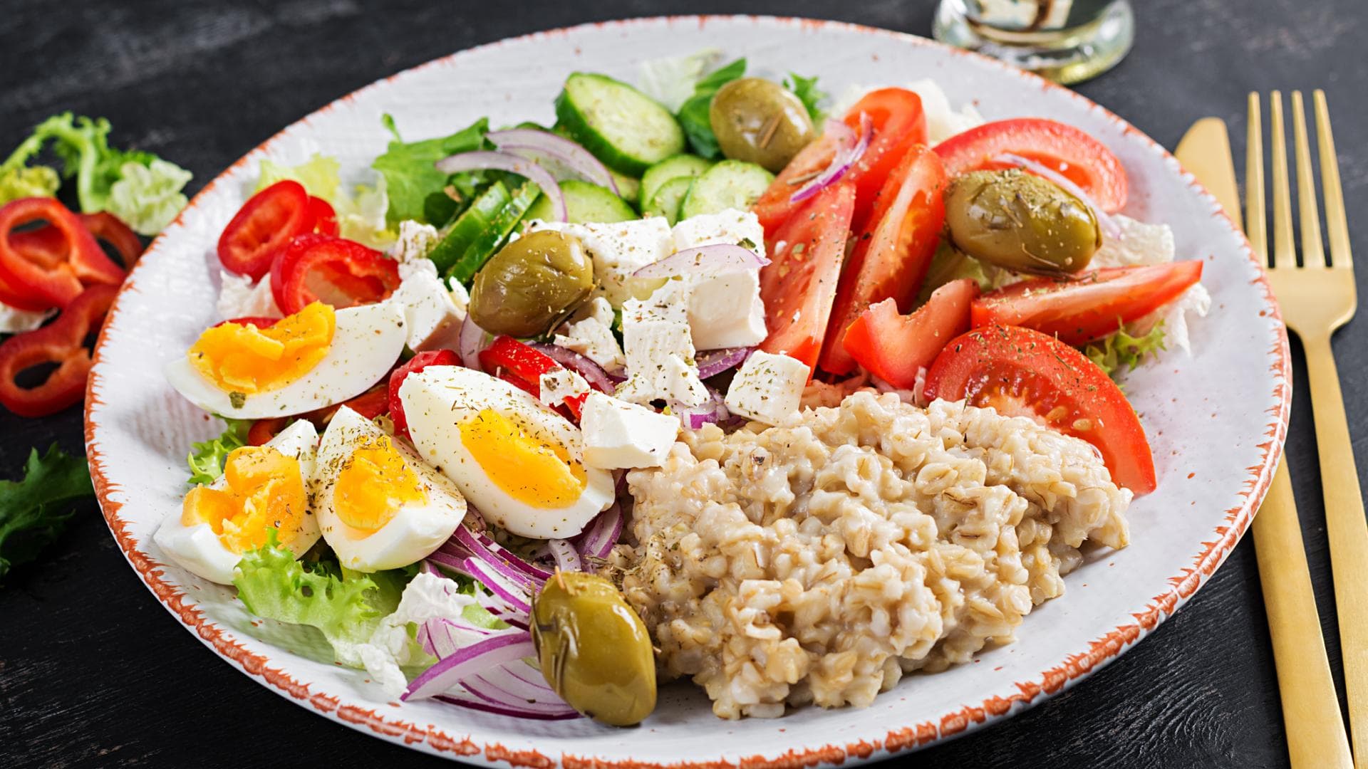 Herzhaftes Porridge Herzhaftes Porridge
