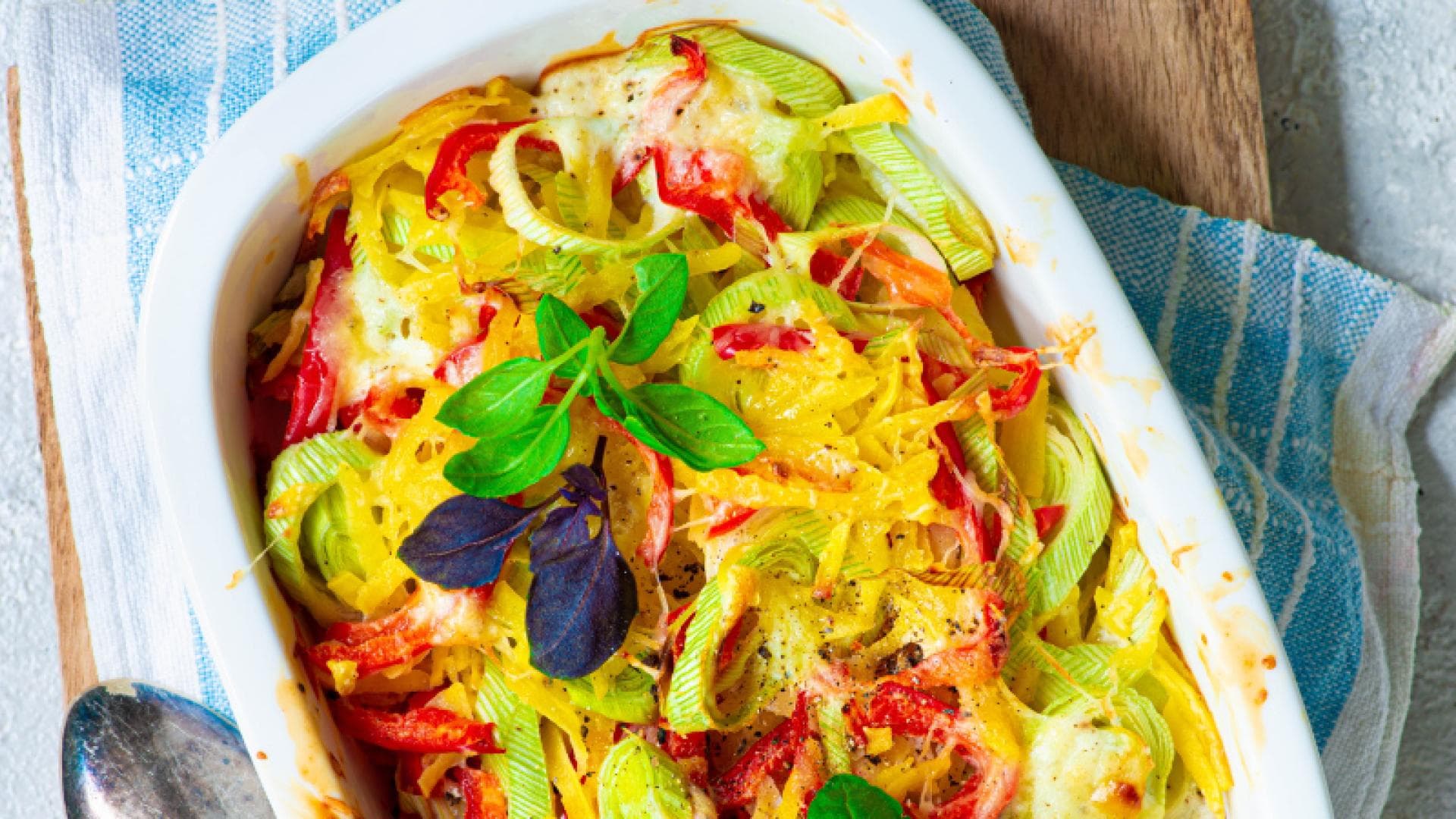 Rösti-Auflauf mit Lauch Rösti-Auflauf mit Lauch