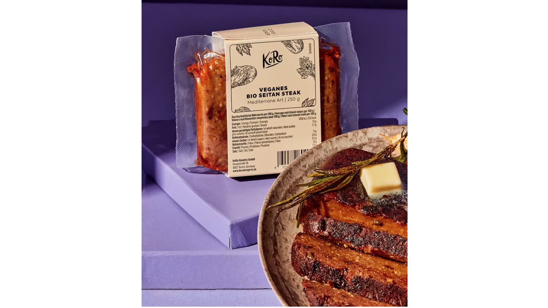Koro Seitan Steak Koro Seitan Steak