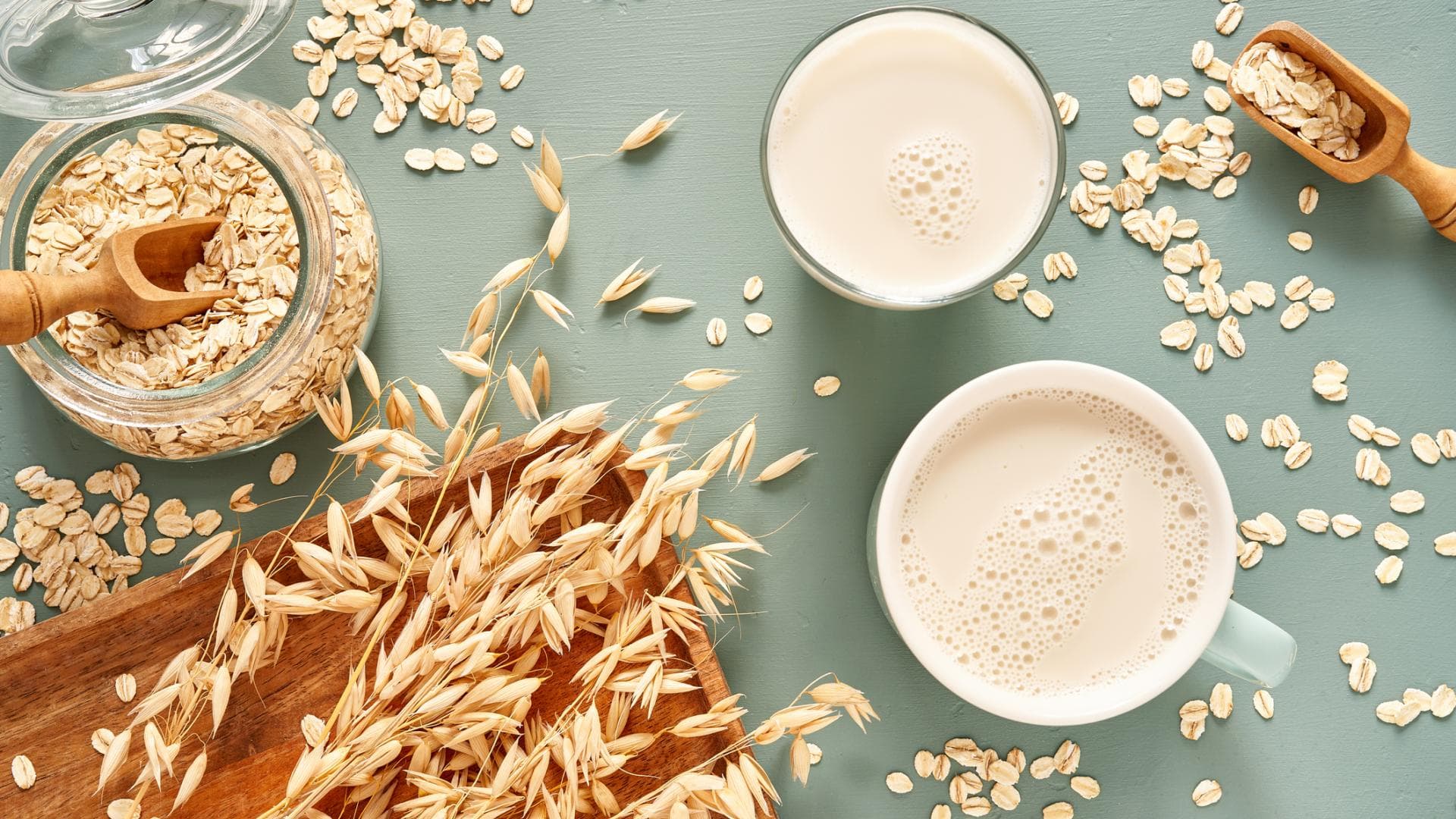 Hafermilch im Glas