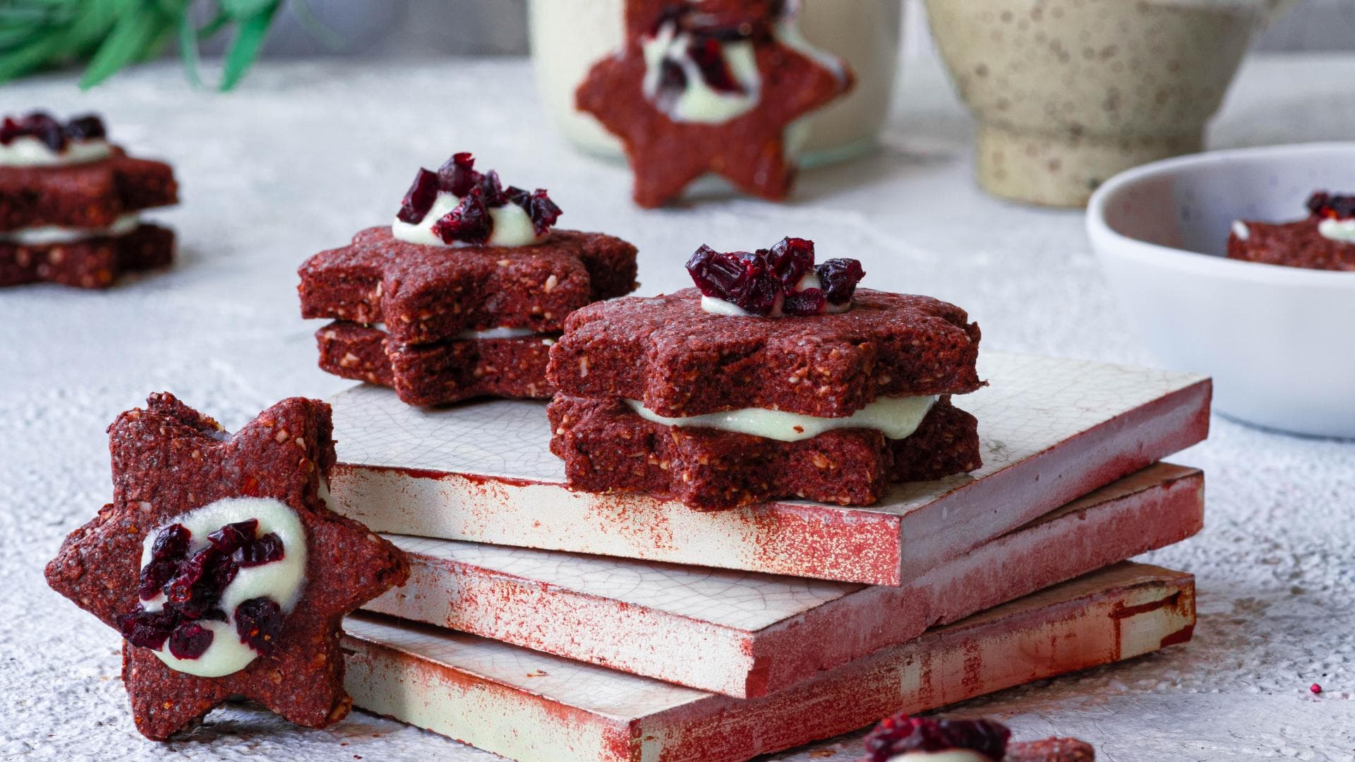 Schoko-Sandwich-Cookies Schoko-Sandwich-Cookies