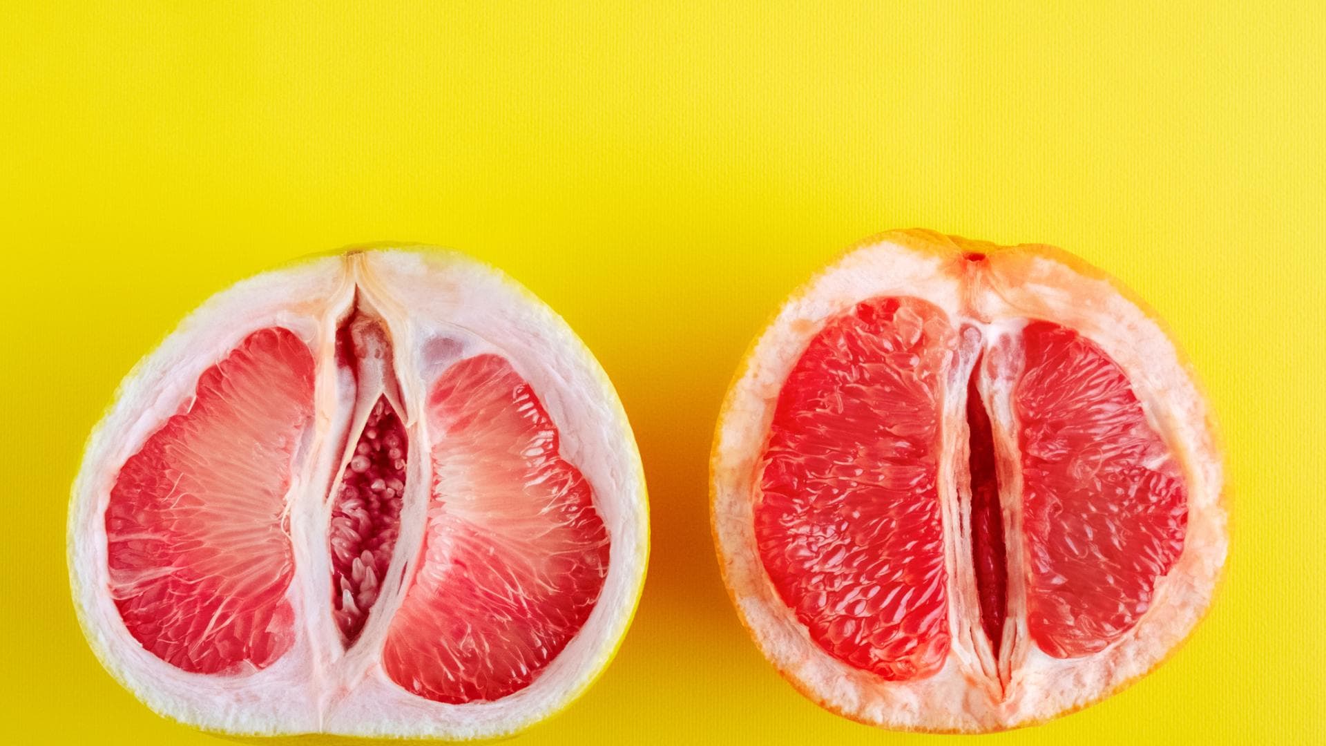Schamlippen Grapefruit