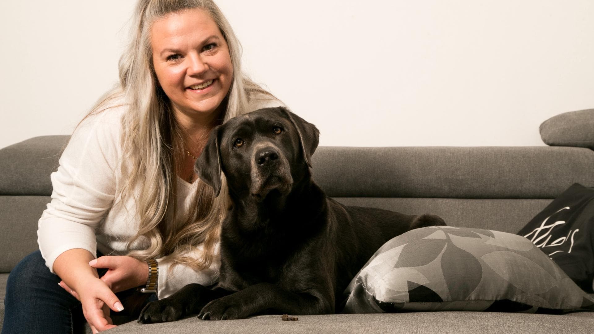 Rabea Fischer und Hund