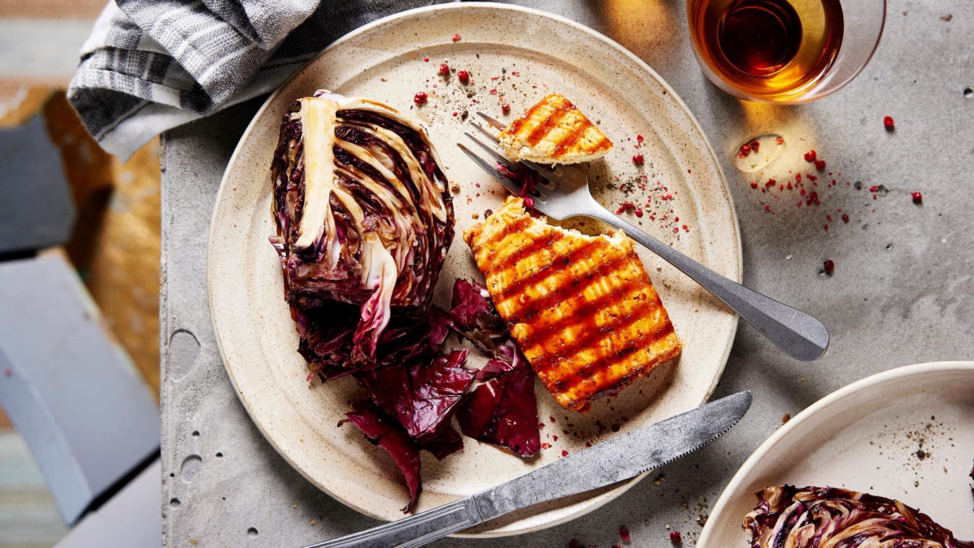 Gegrillter Tofu