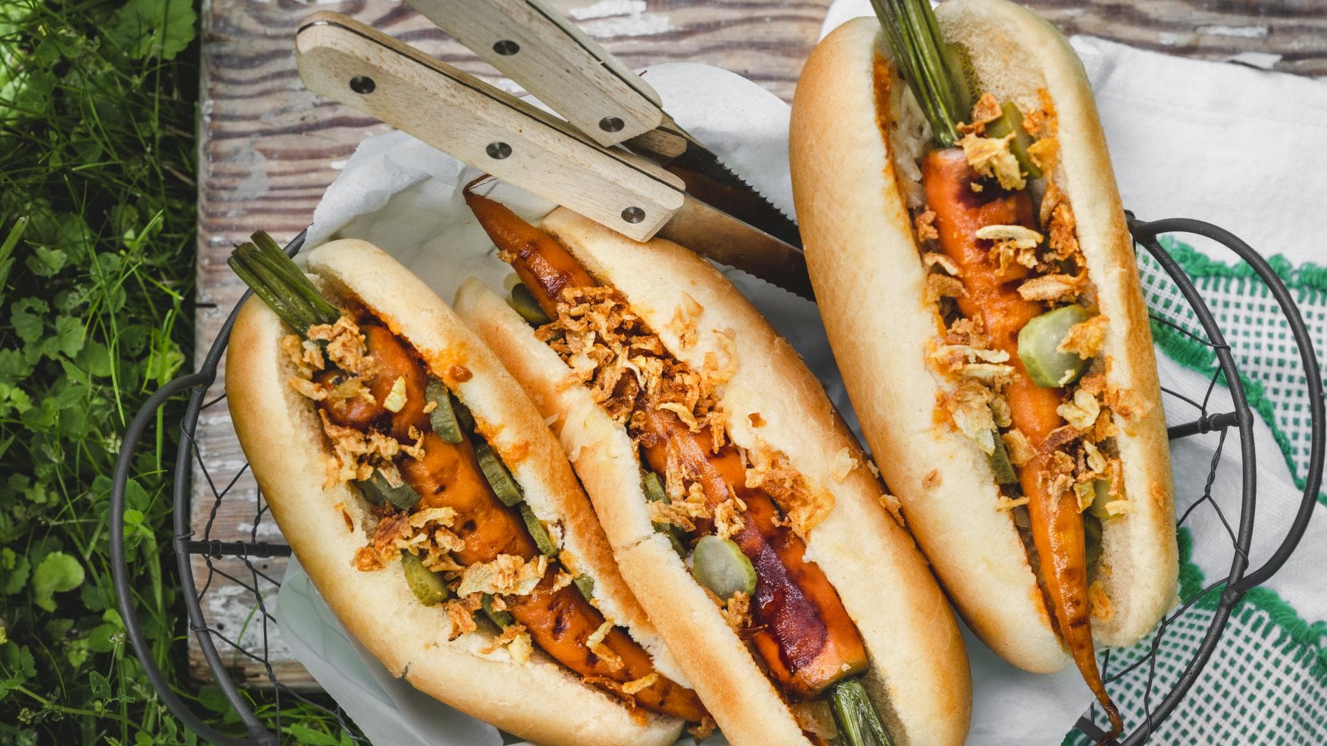Möhren Hot Dog Möhren Hot Dog