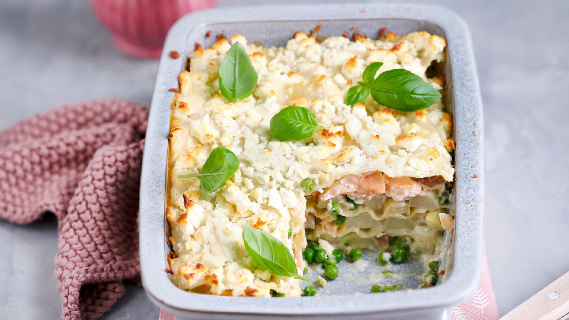 Spargel-Lasagne in Auflaufform Spargel-Lasagne in Auflaufform