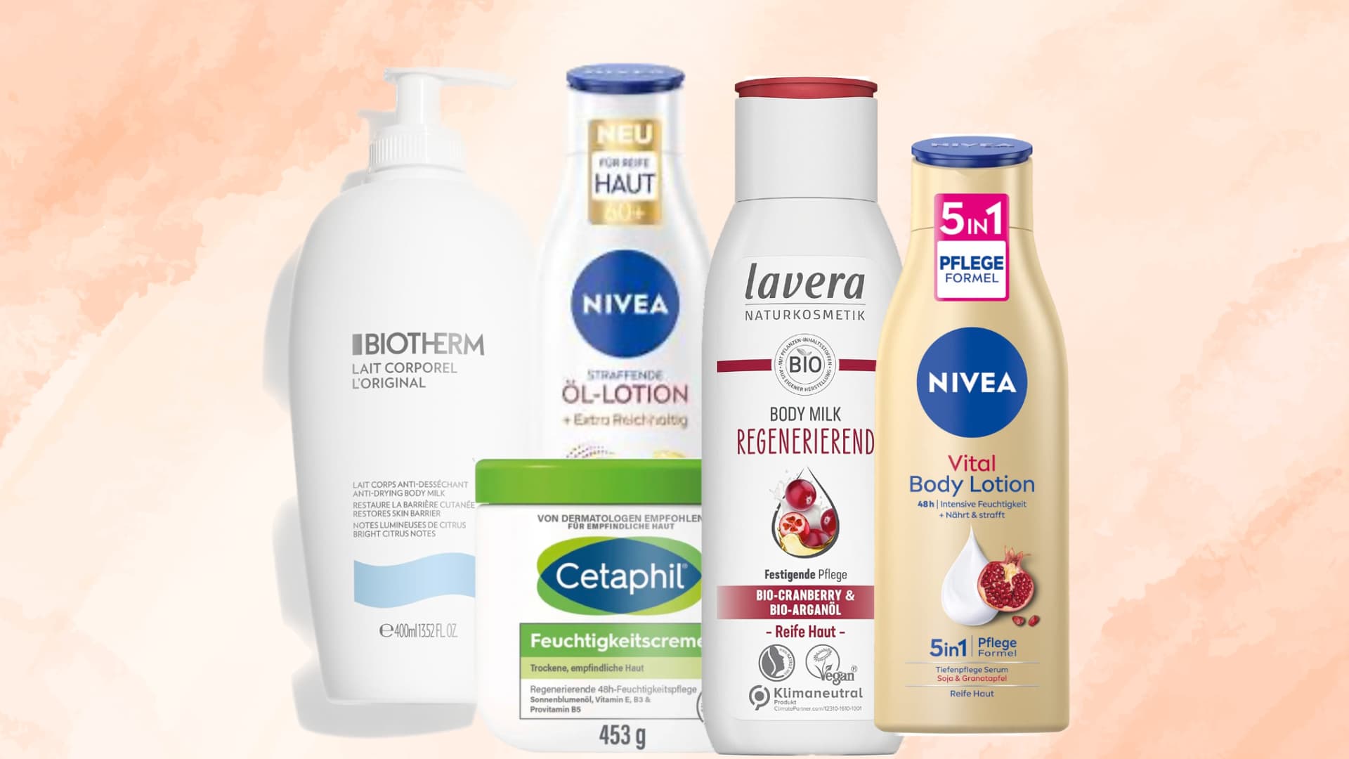 Beste Bodylotions für reife Haut Beste Bodylotions für reife Haut