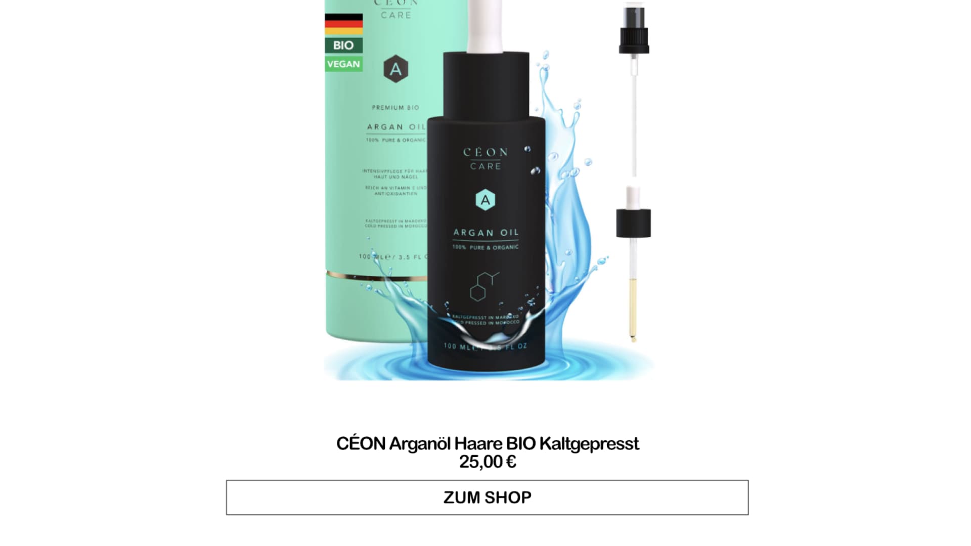 CÉON Arganöl Haare BIO Kaltgepresst