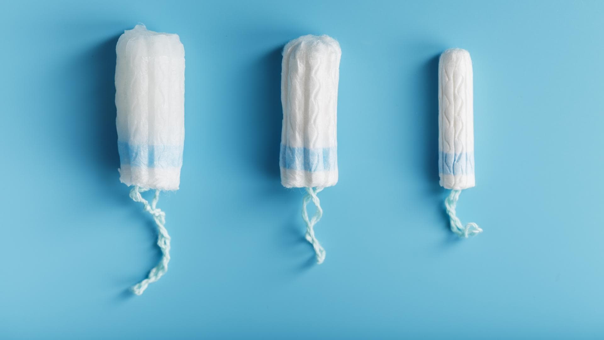 Tampons in verschiedenen Größen